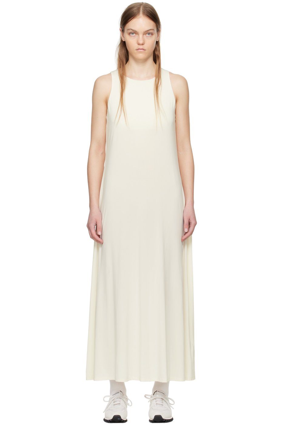 MM by Max Mara - Robe midi Supremo blanc cassé