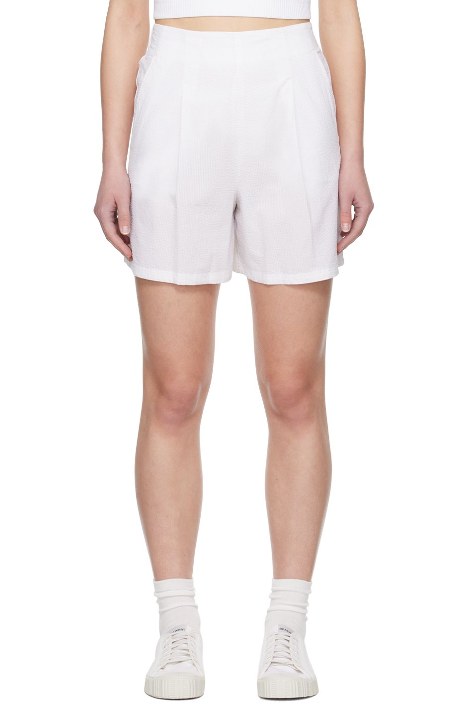 MM by Max Mara - Short Canale blanc
