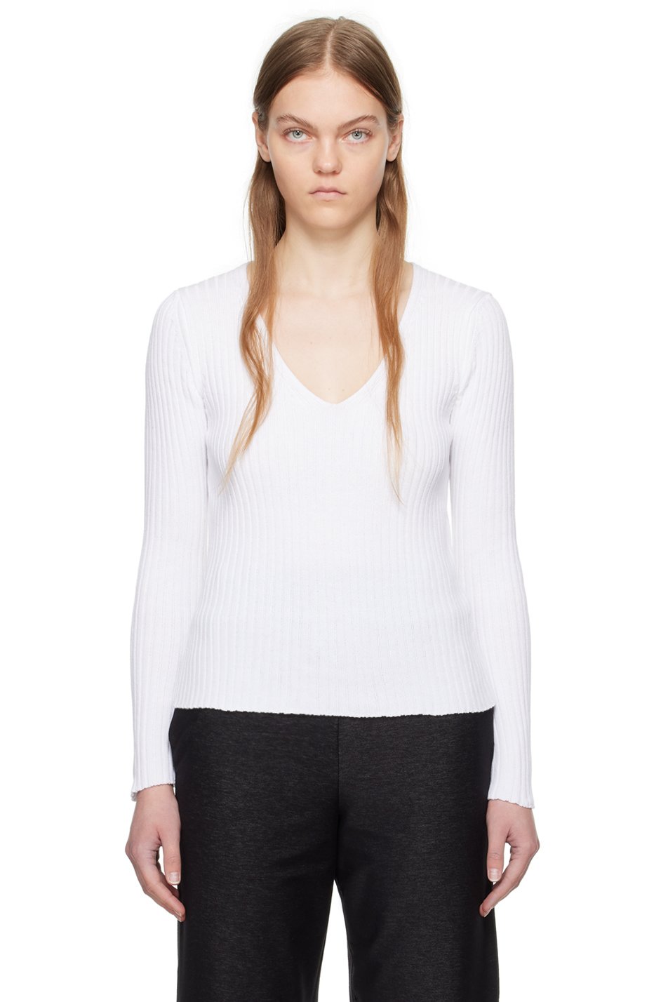 MM by Max Mara - Pull Calcio blanc