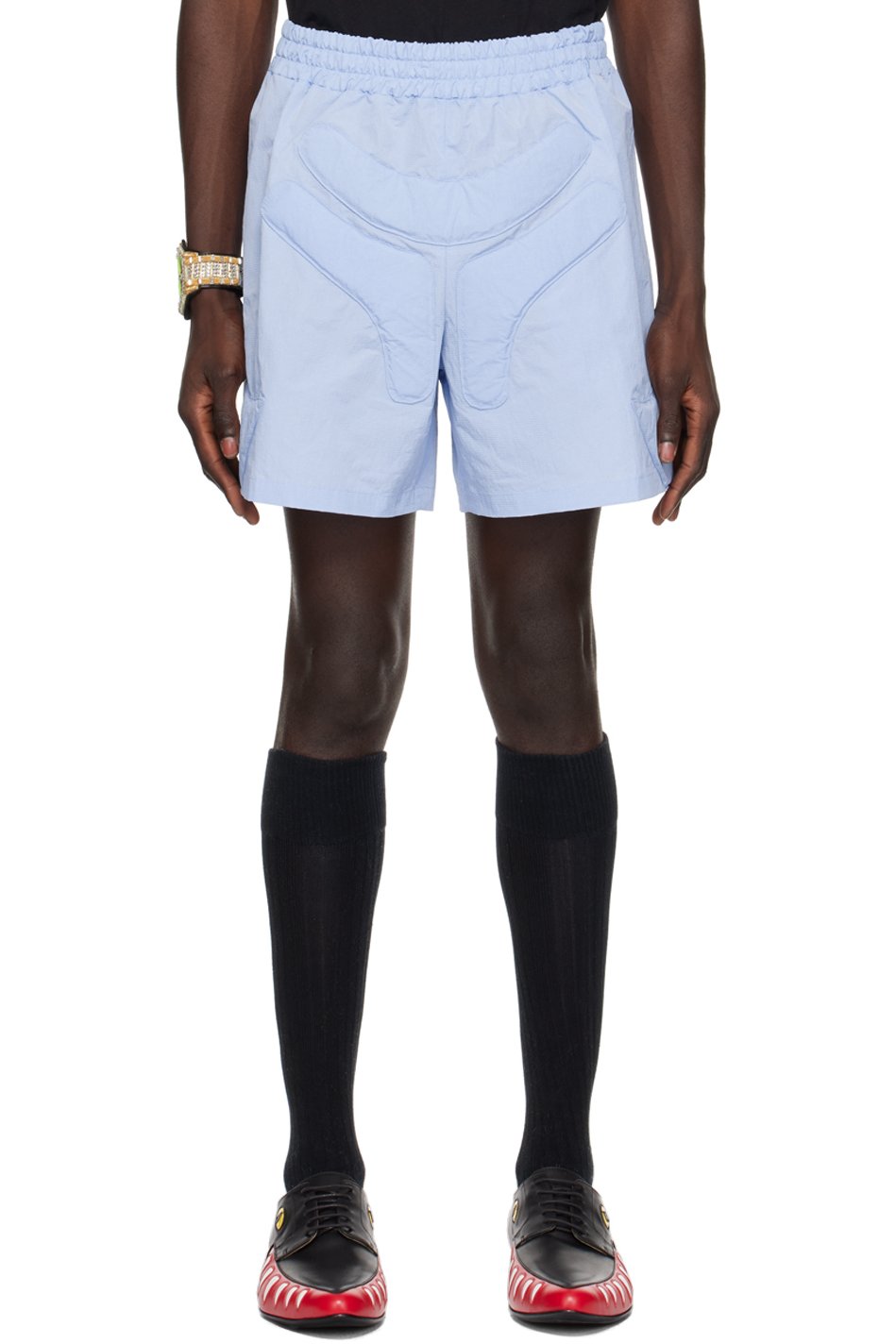 Walter Van Beirendonck - Blue Space Shorts
