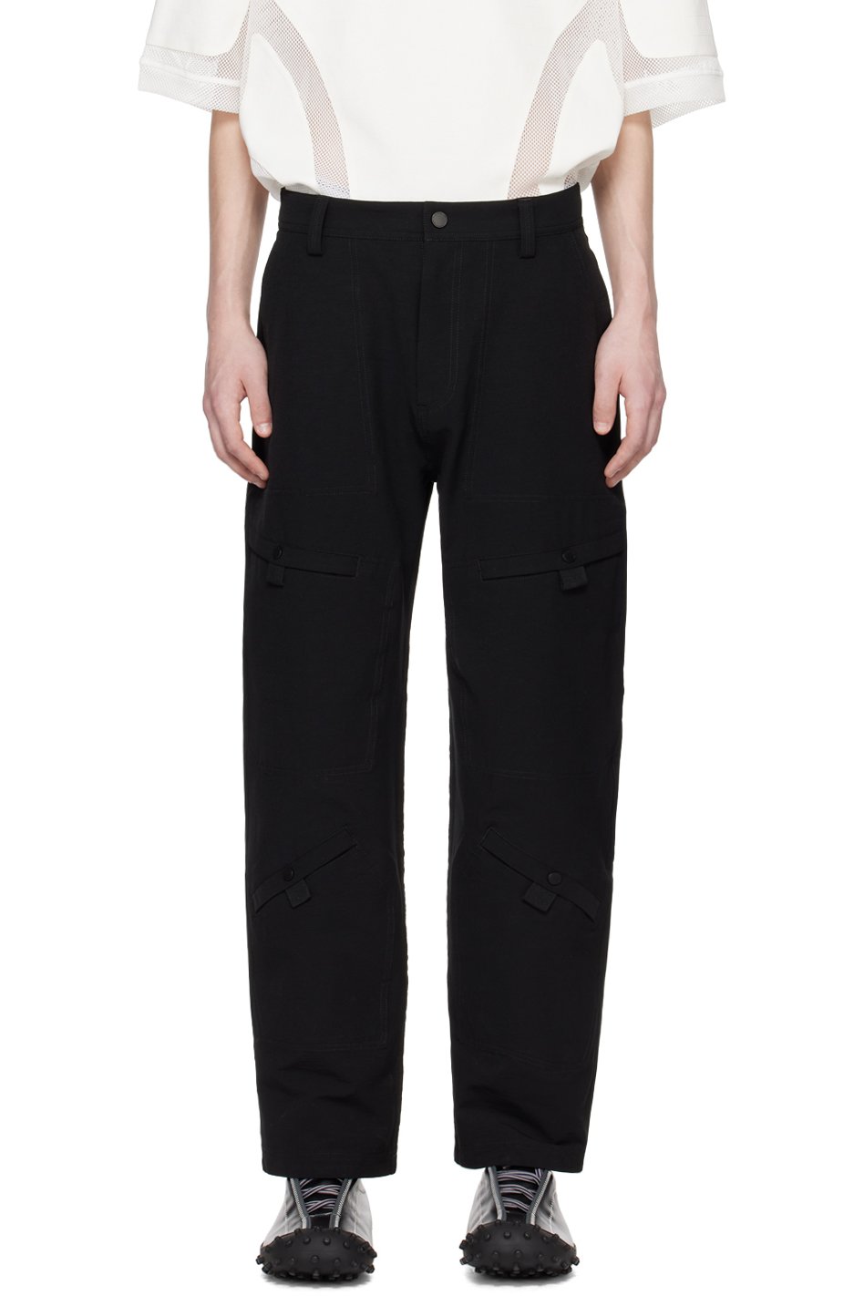 A. A. Spectrum - Black Joiner Cargo Pants