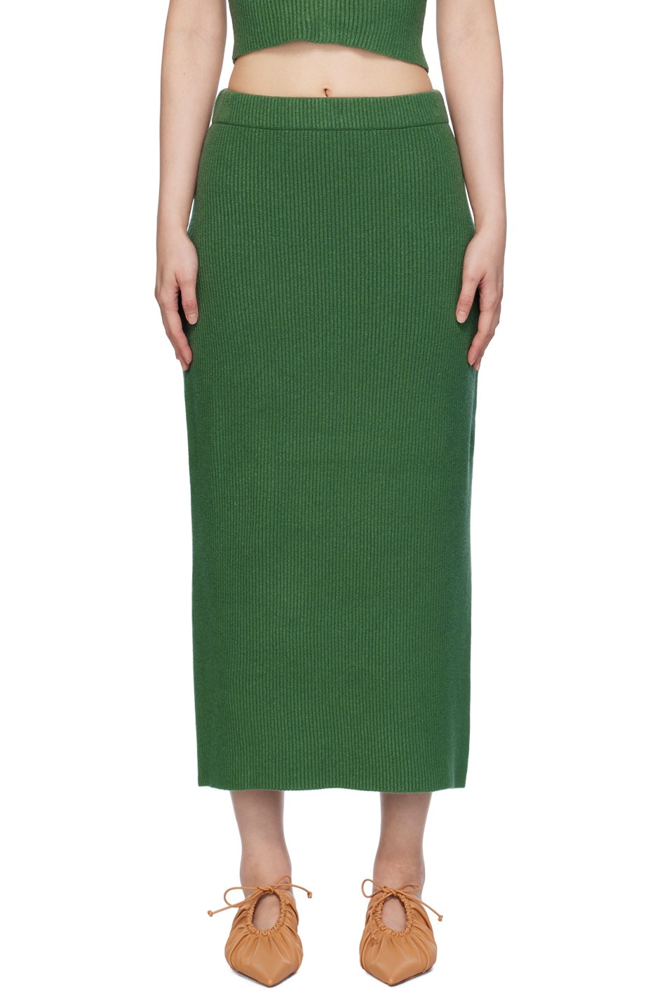by Malene Birger - Jupe midi Kyara verte