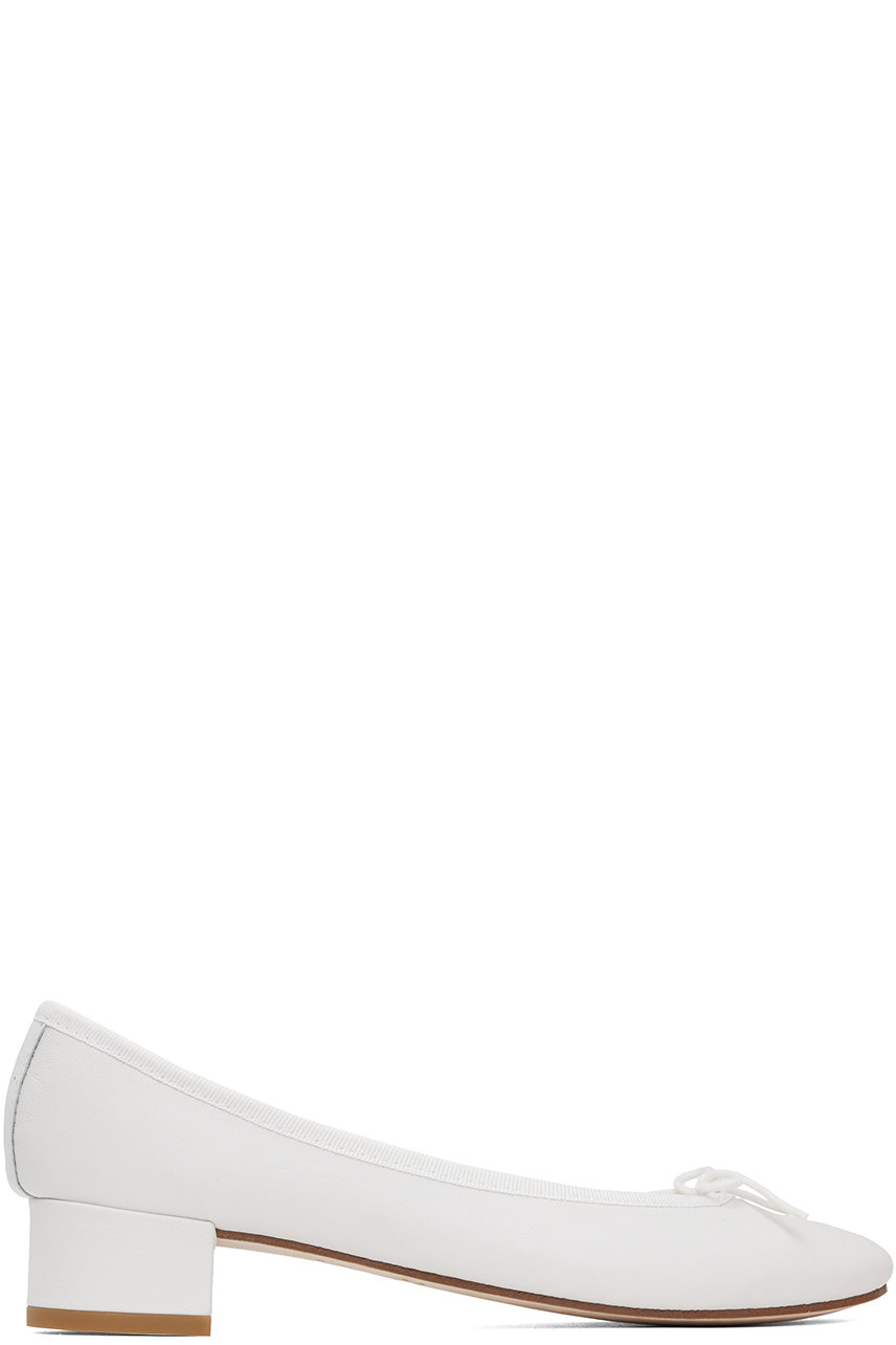 Repetto - White Camille Heels