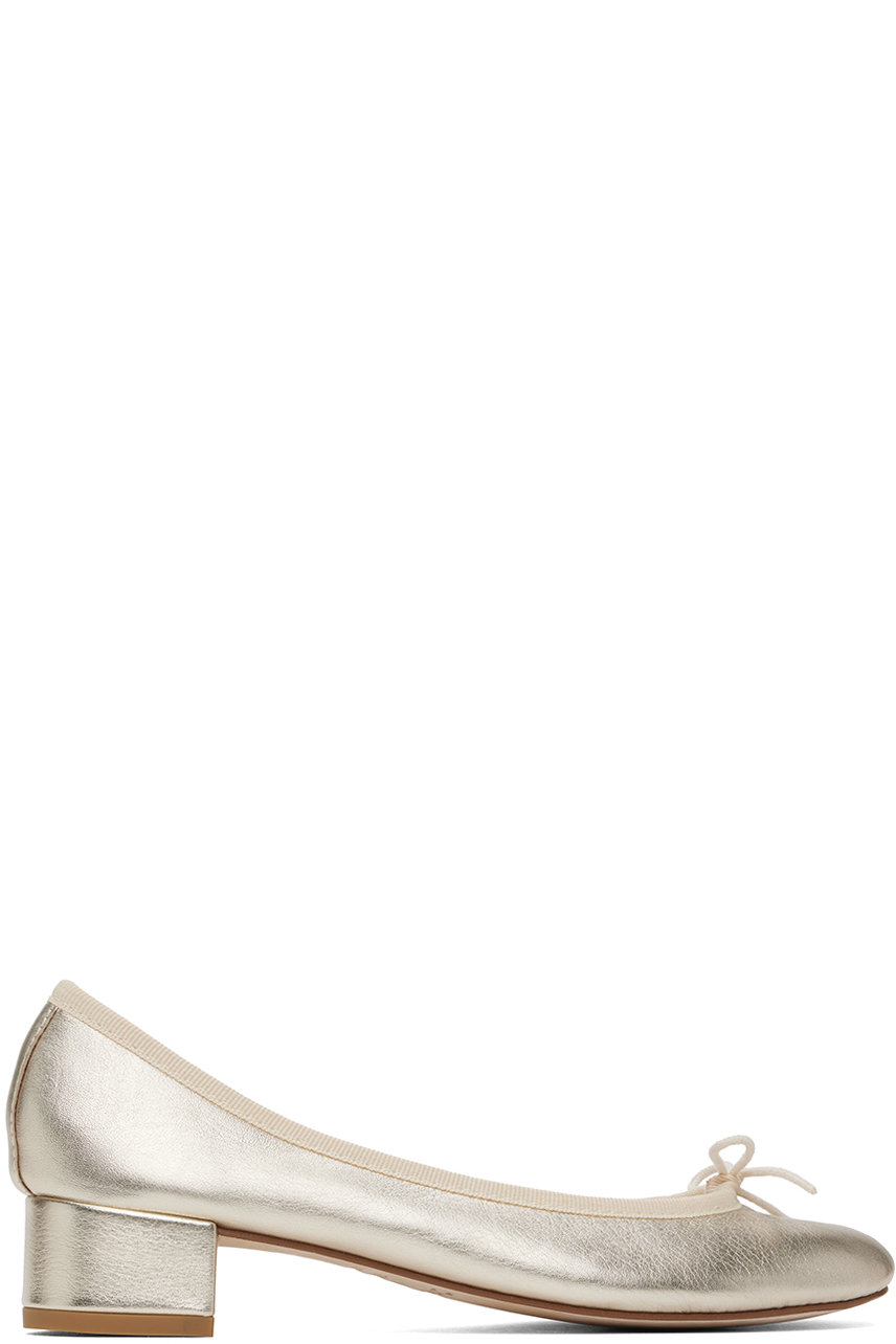 Repetto - Gold Camille Heels