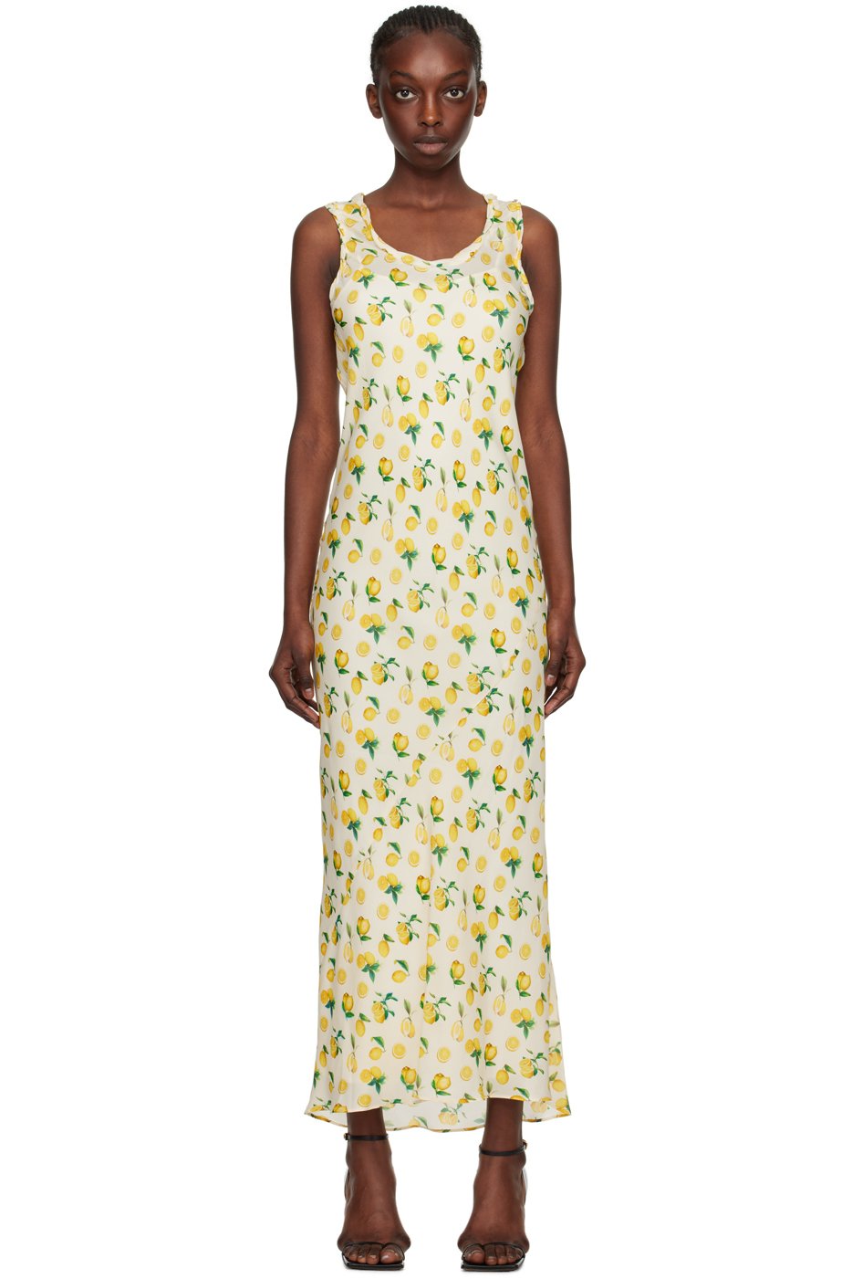 Sportmax - Robe midi Tonale blanc cassé