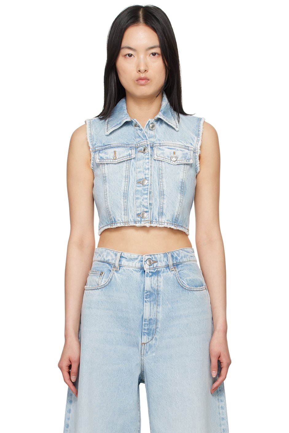 Sportmax - Blue Scire Denim Vest