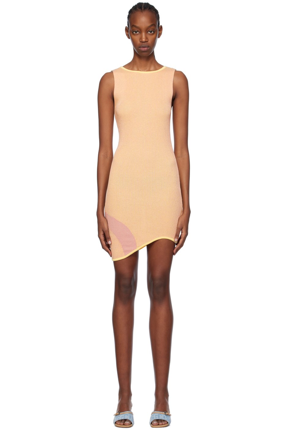 GCDS - Robe courte Comma rose