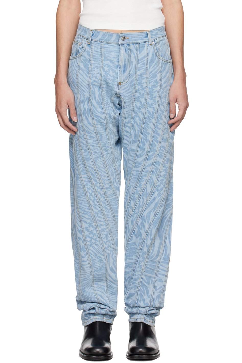 Mugler - Blue Star Jeans