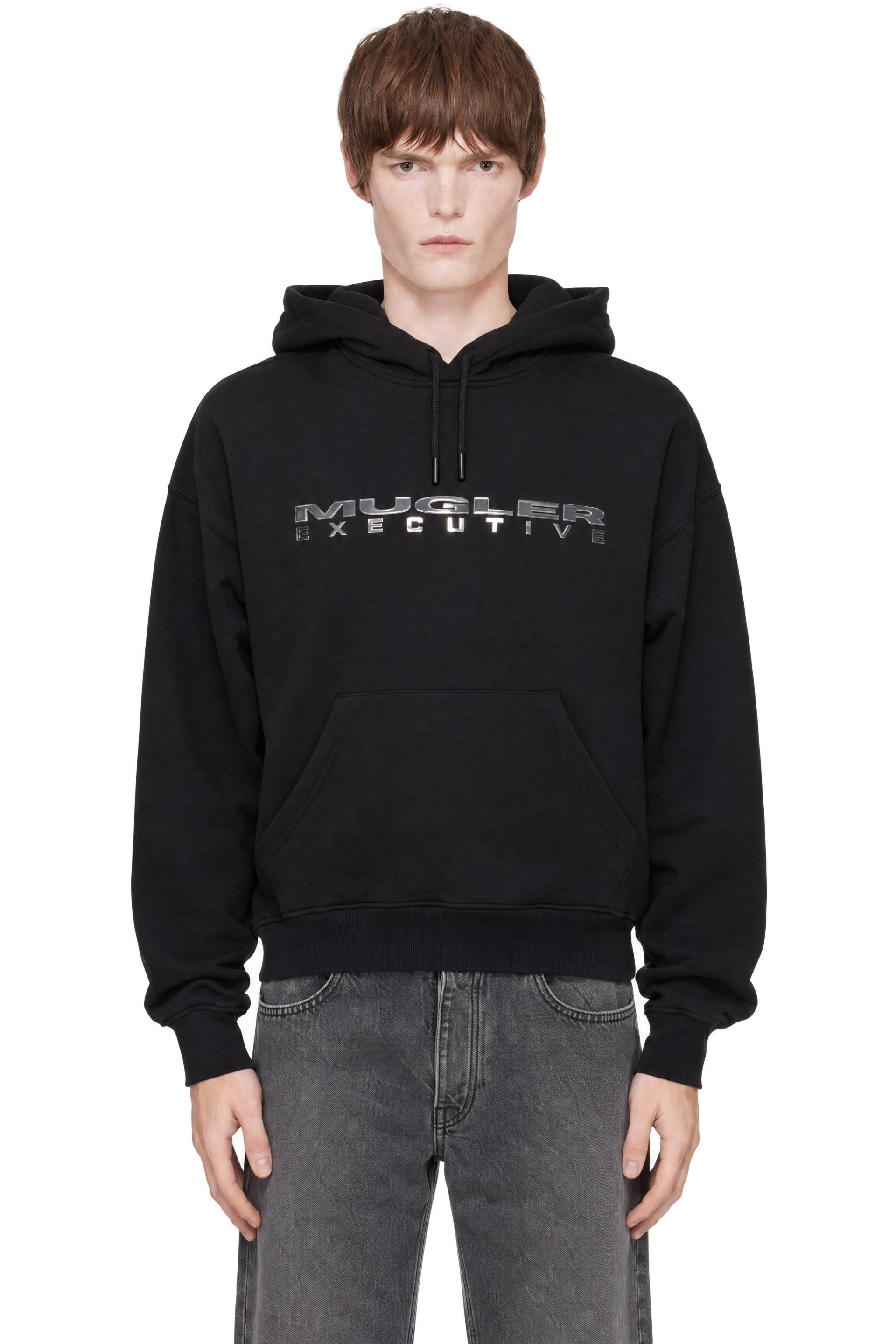 Mugler - Black Bonded Sweatshirt