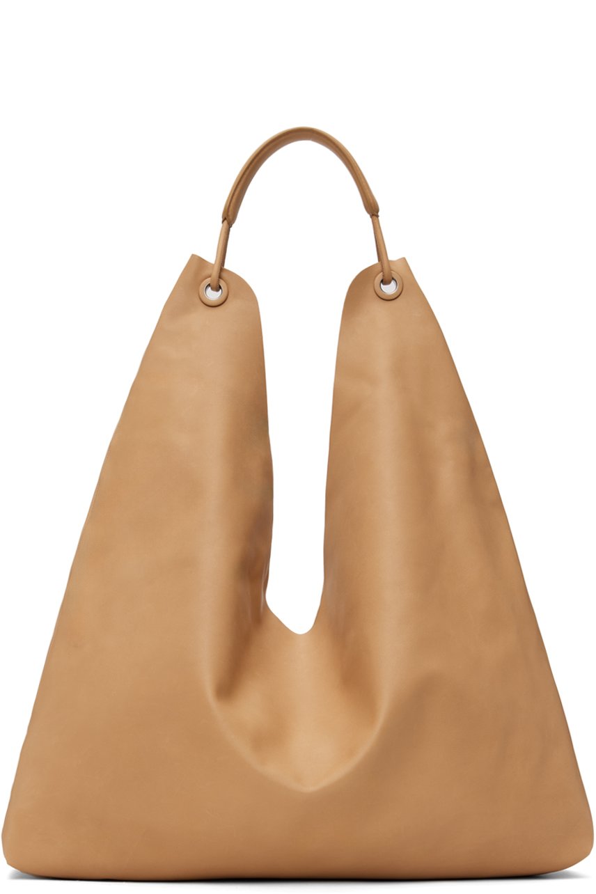 The Row - Cabas sculptural Bindle beige