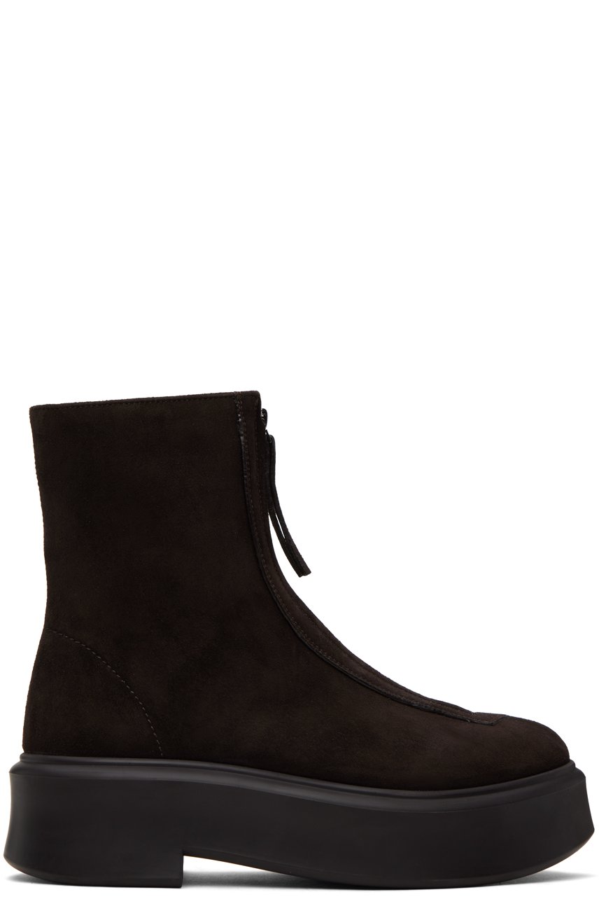 The Row - Bottes I brunes à glissière