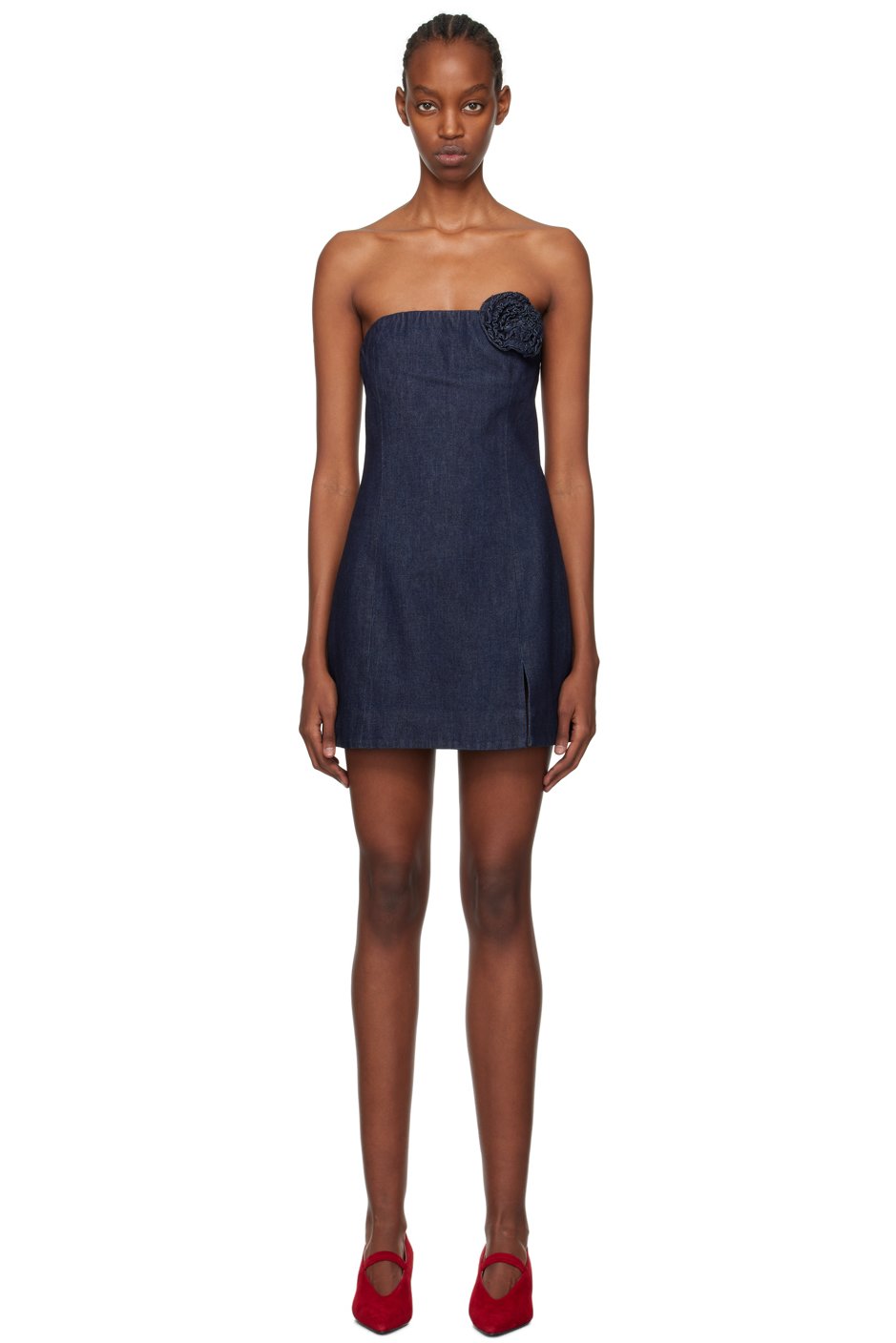 The Garment - Robe courte Eclipse bleu marine en denim