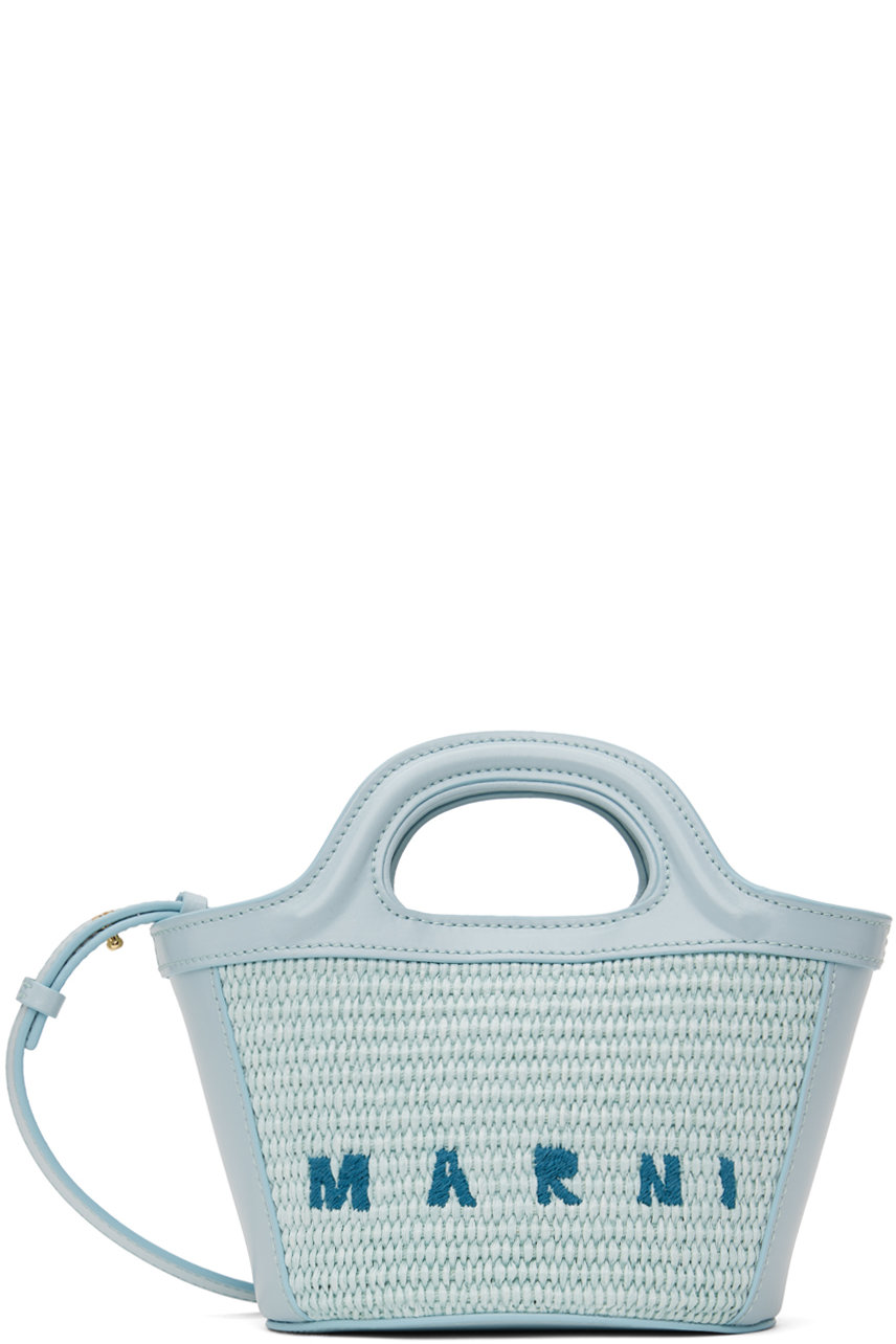Marni - Blue Micro Tropicalia Tote