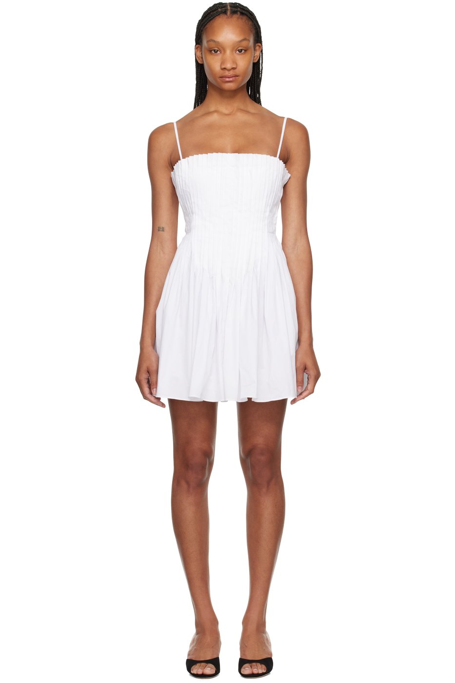 Staud - Robe courte Bella blanche