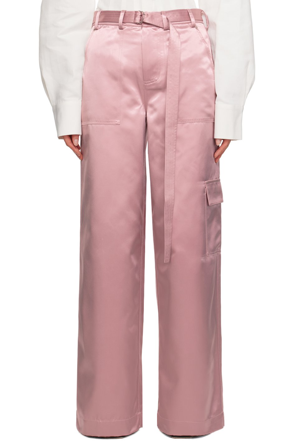 Staud - Pantalon Shay rose
