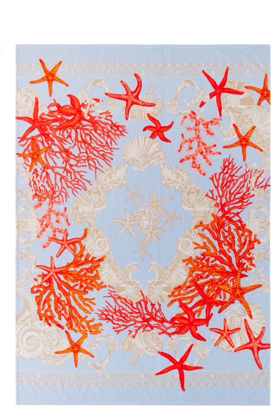 Versace - Blue Barocco Sea Beach Towel