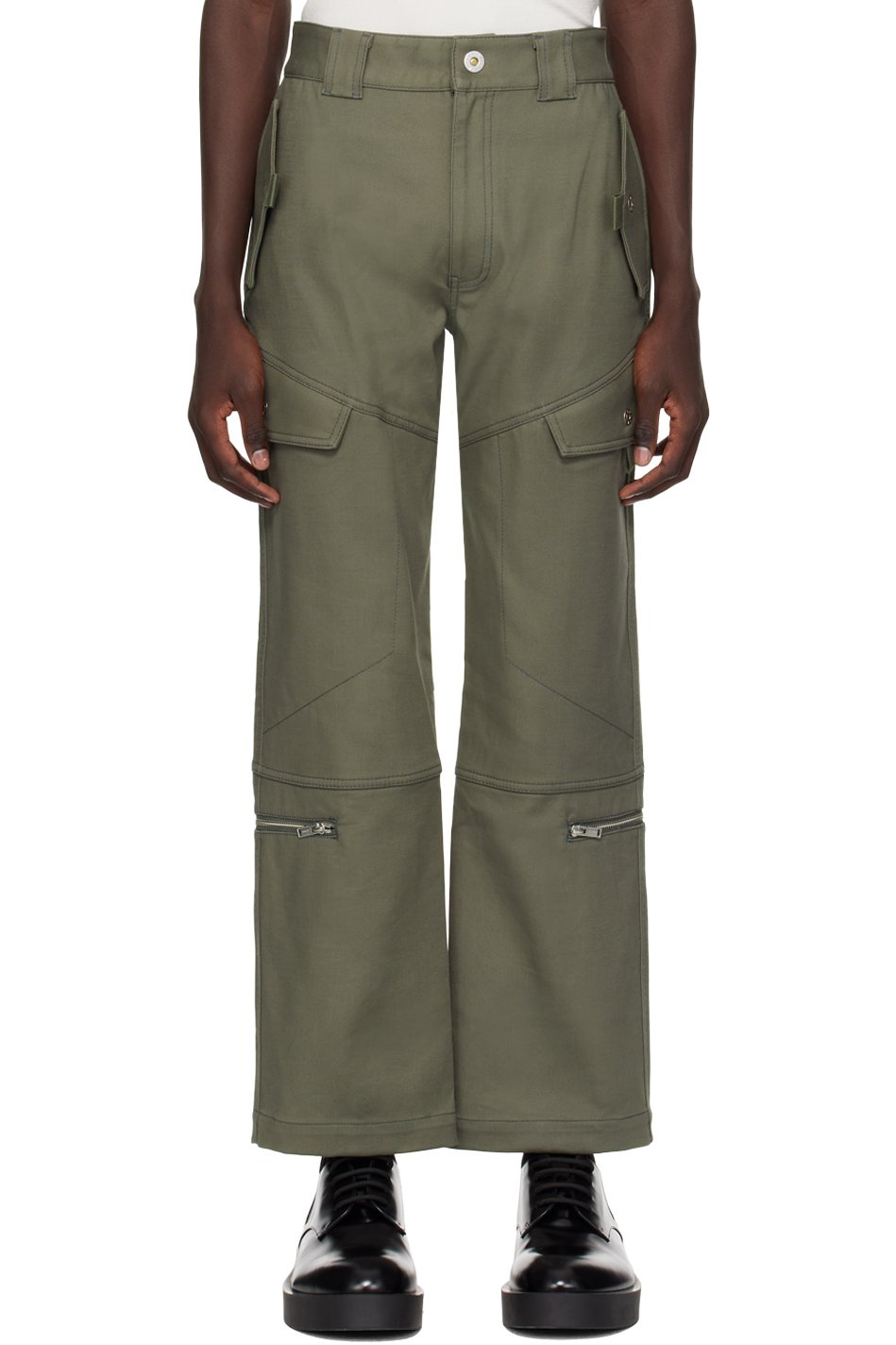 Dion Lee - Green Tactical Cargo Pants