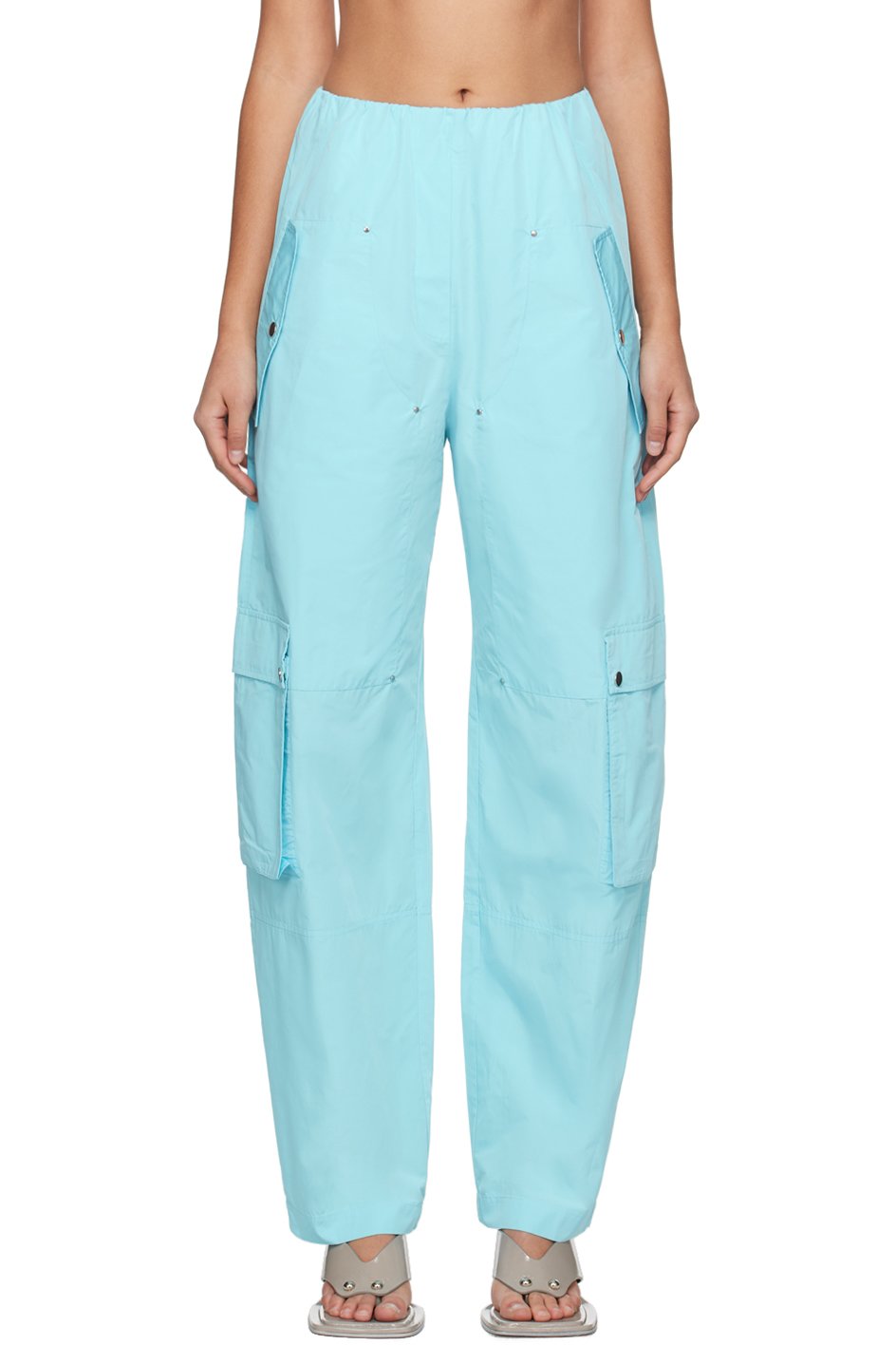 Paris Georgia - Pantalon cargo Elevated bleu