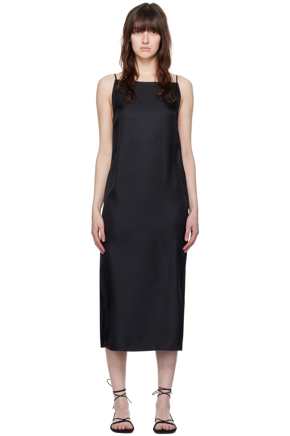 Loulou de Saison - Robe midi Sulum noire