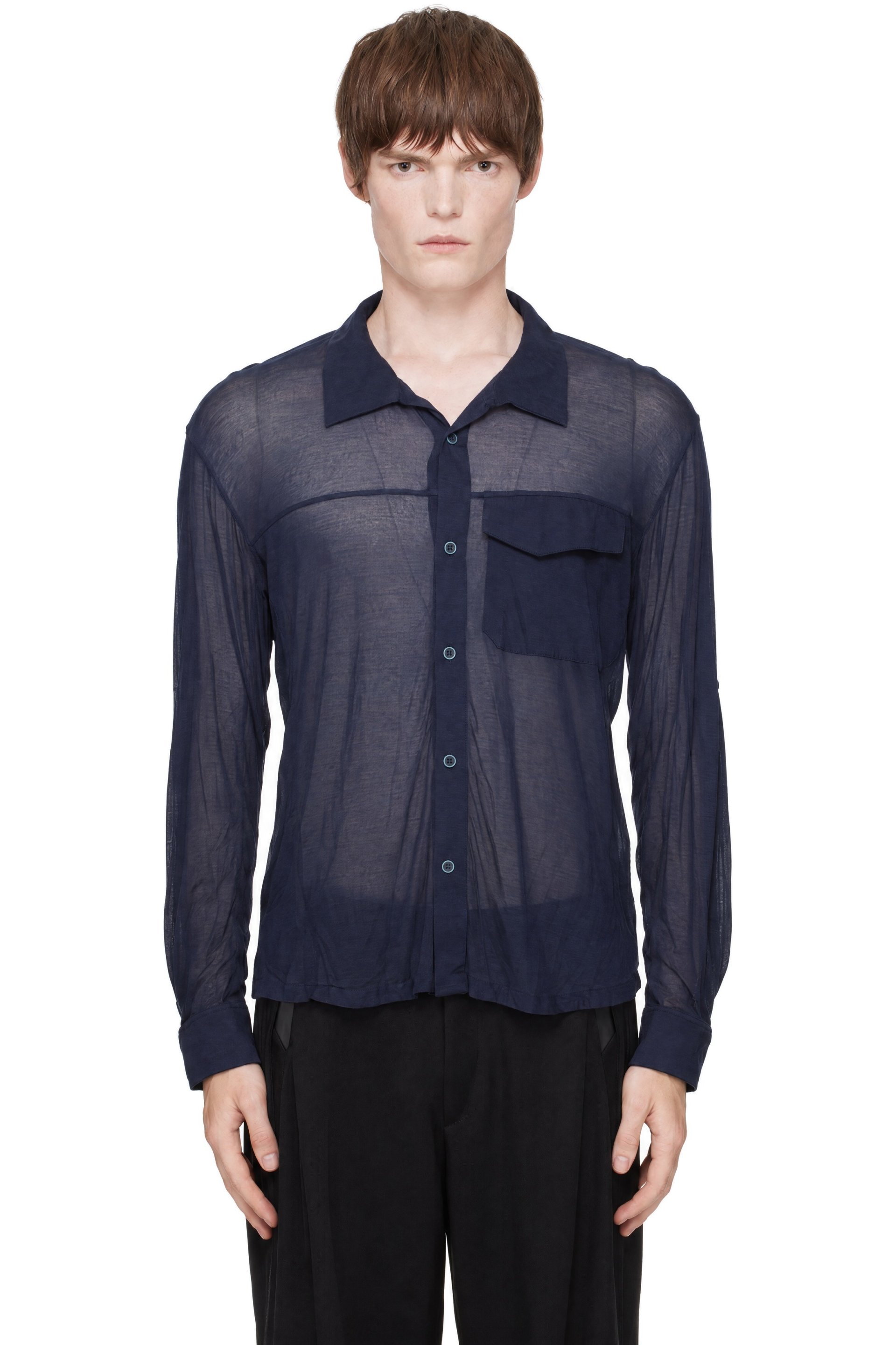 RANRA - Navy Veidi Shirt