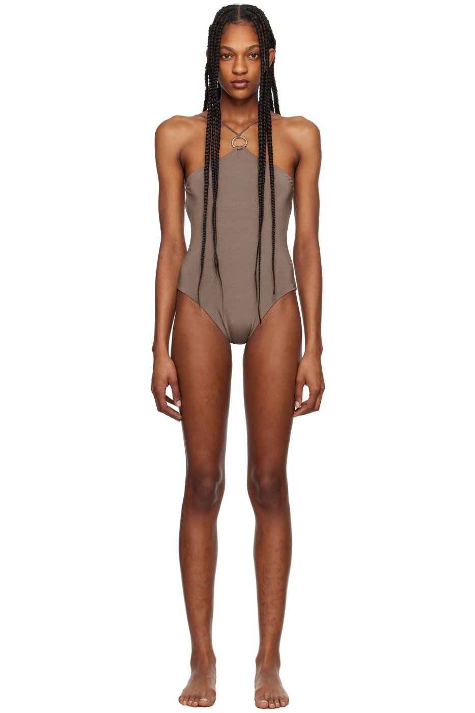 Permare - Maillot de bain une pièce Lina brun