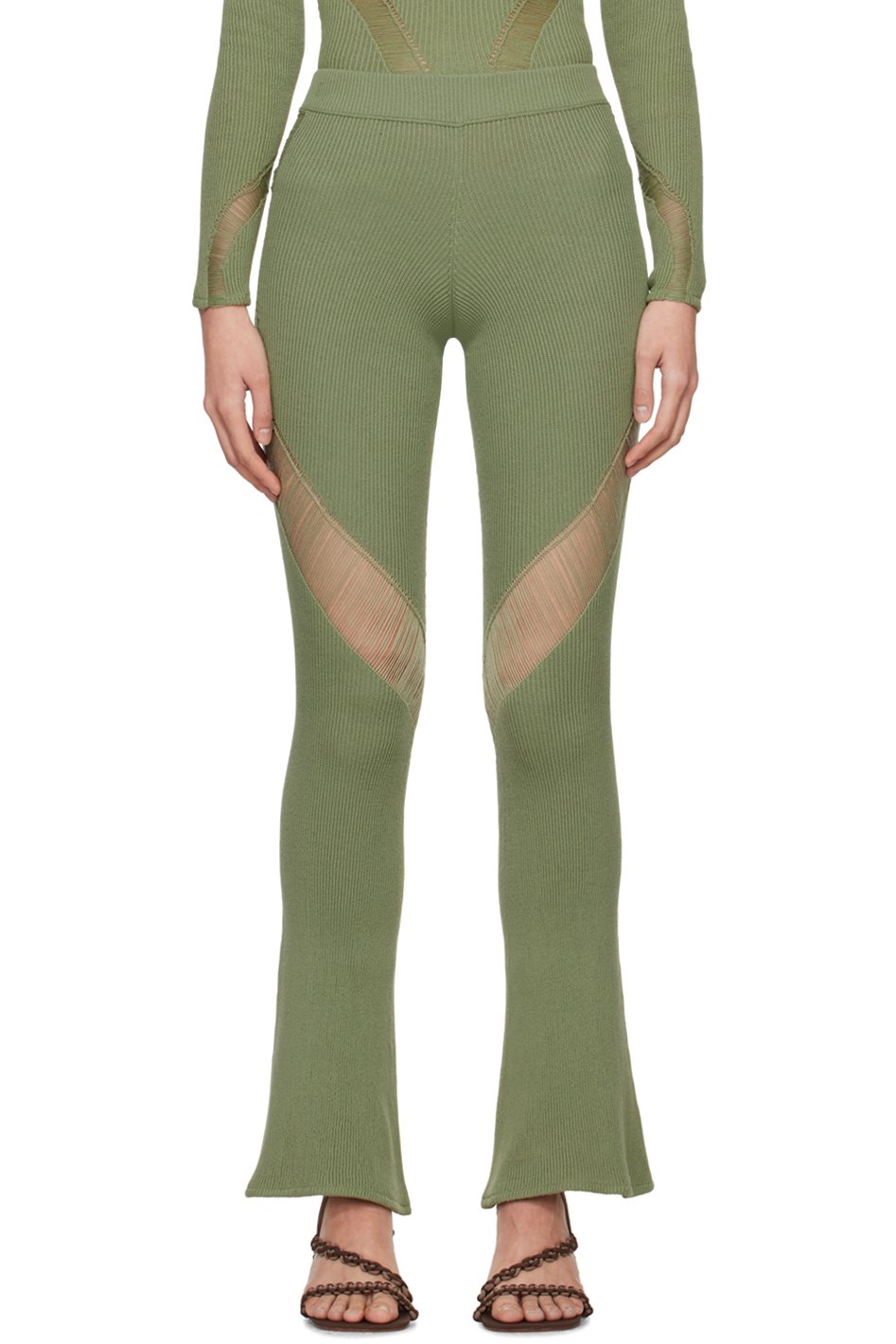 Isa Boulder - SSENSE Exclusive Green Trousers