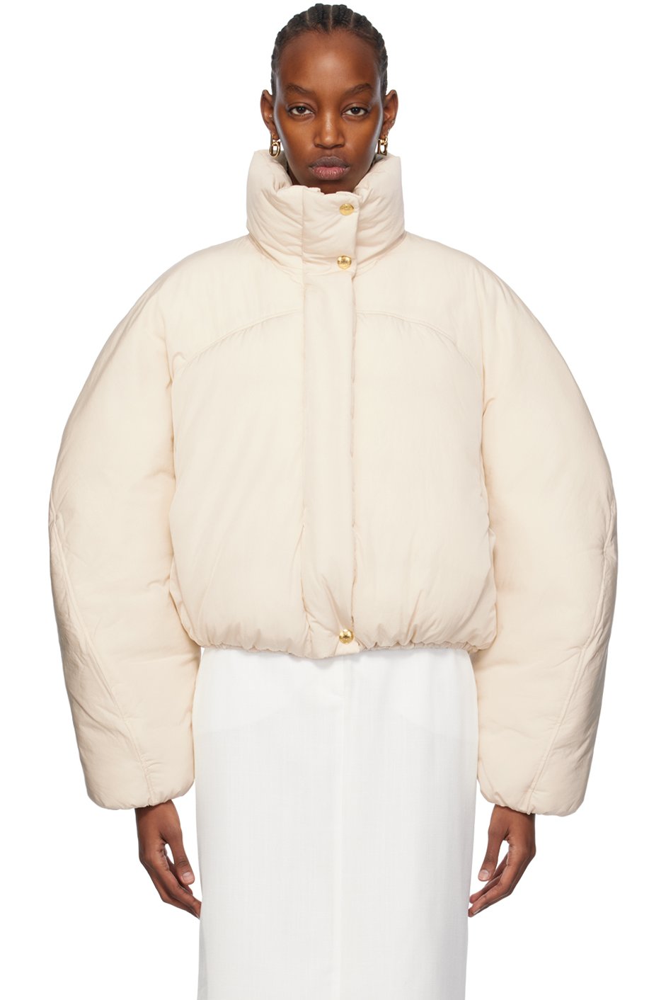 JACQUEMUS - Off-White Les Sculptures 'La doudoune courte Caraco' Jacket