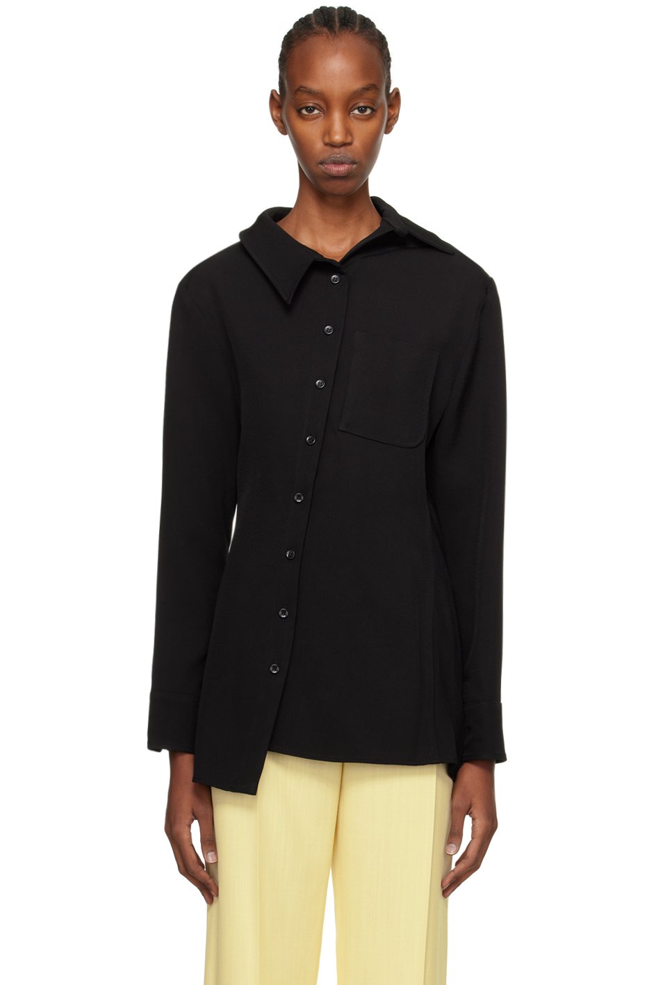 JACQUEMUS - Chemise Pablo noire - Les sculptures