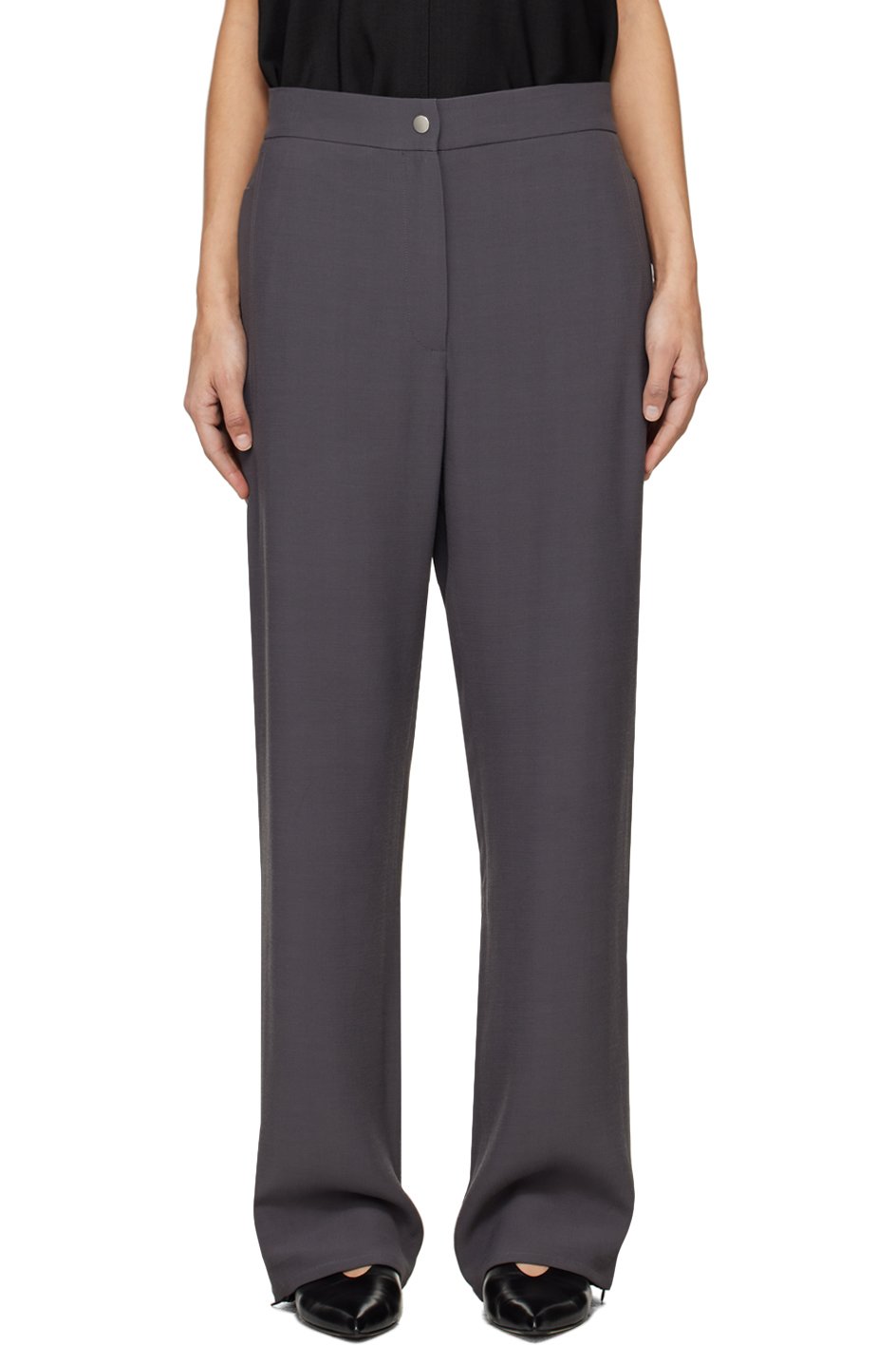 Studio Nicholson - Pantalon Rush gris