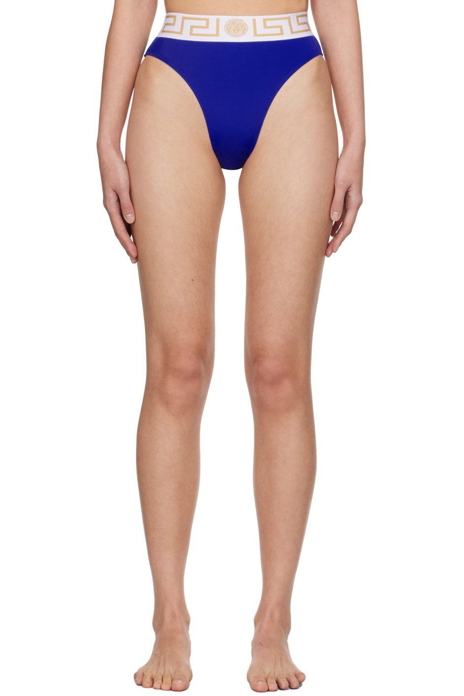 Versace Underwear - Culotte de bikini Vita bleue