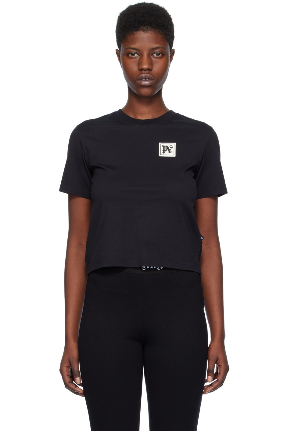 Palm Angels - T-shirt 'Ski Club' noir