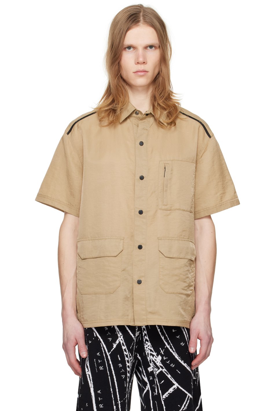 RTA - Tan Utility Shirt