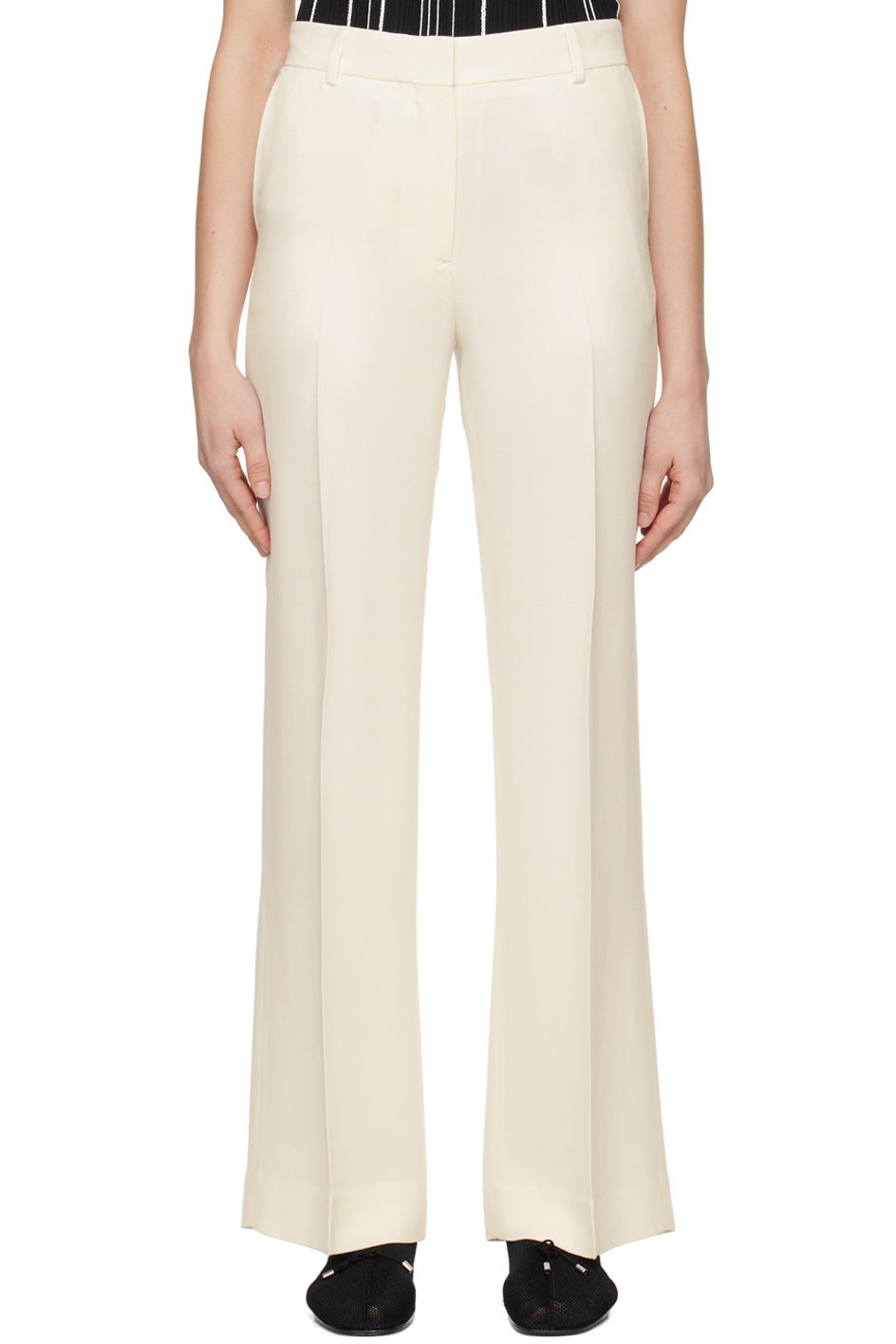 TOTEME - Pantalon décontracté blanc