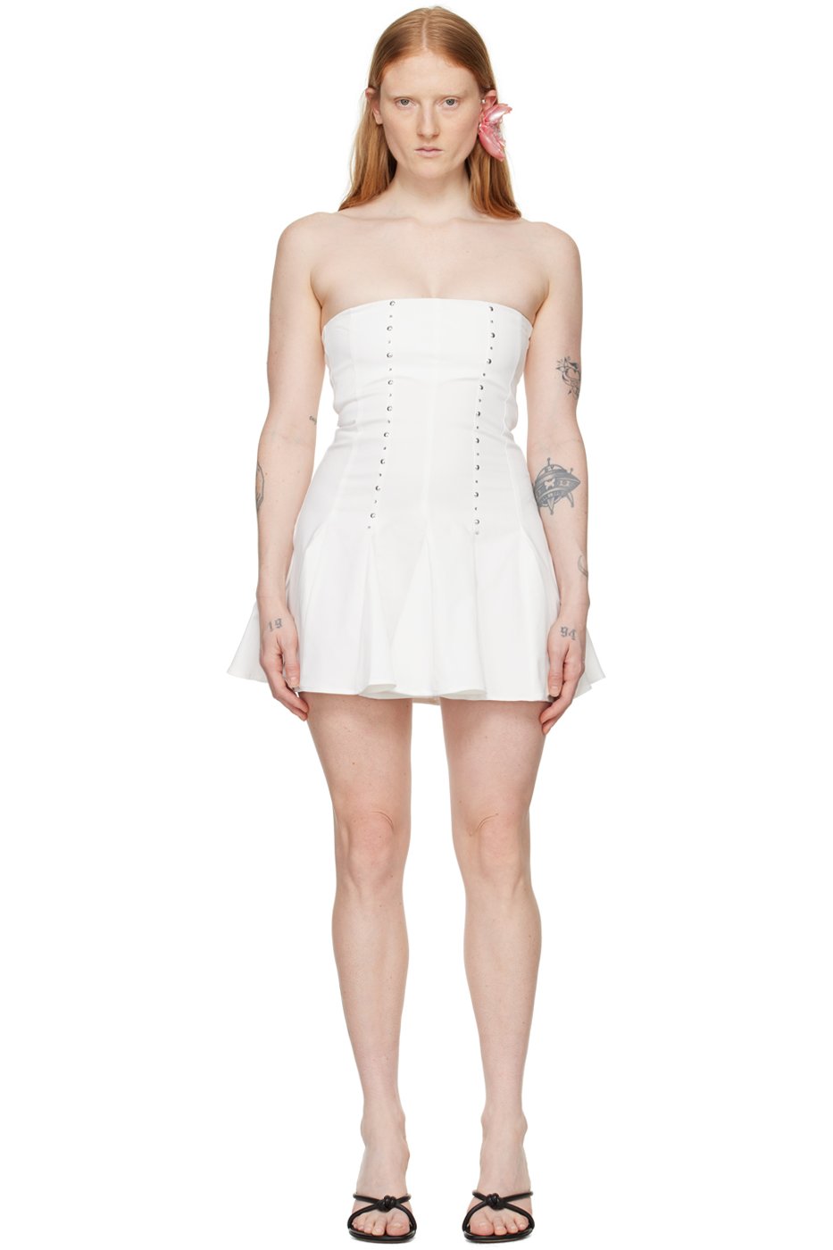 Gimaguas - Robe courte Williams blanche