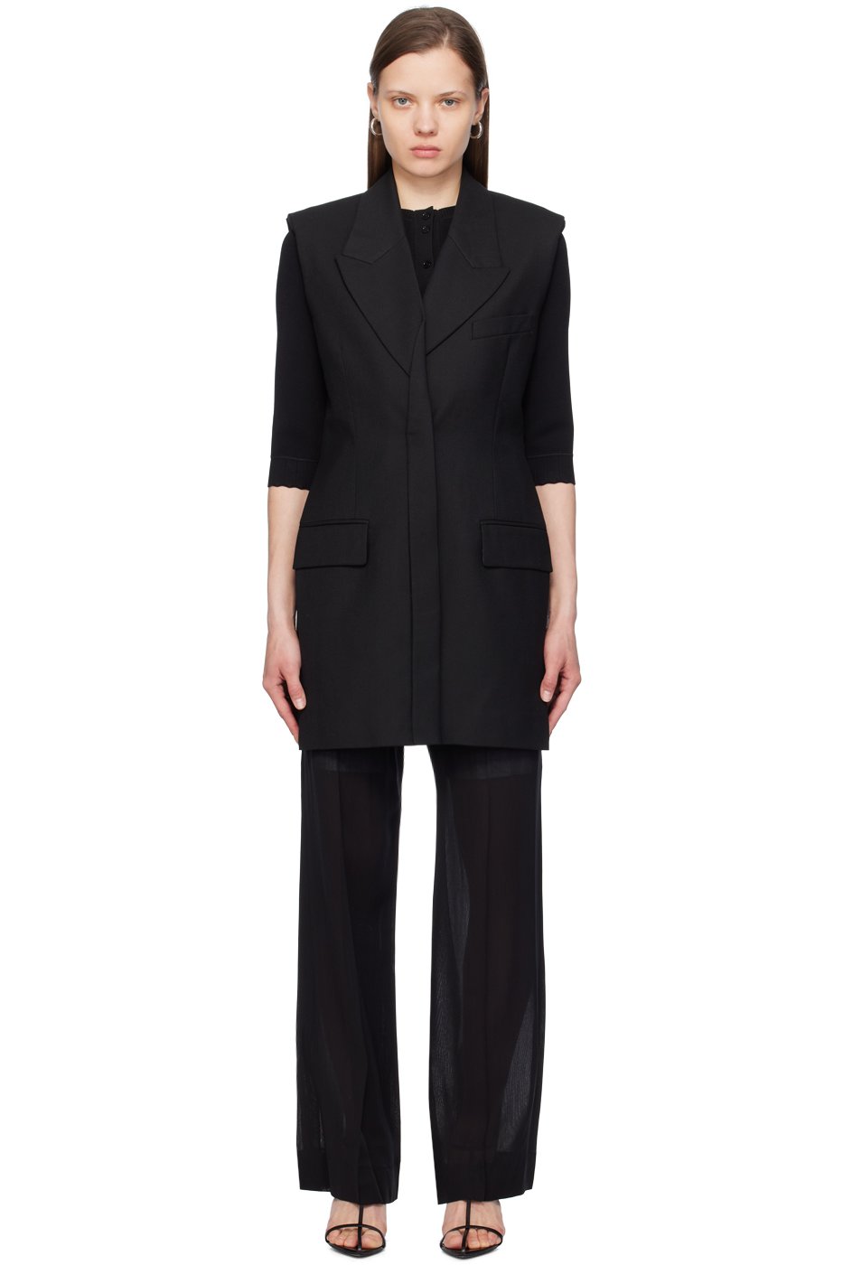 Victoria Beckham - Robe courte ajustée noire
