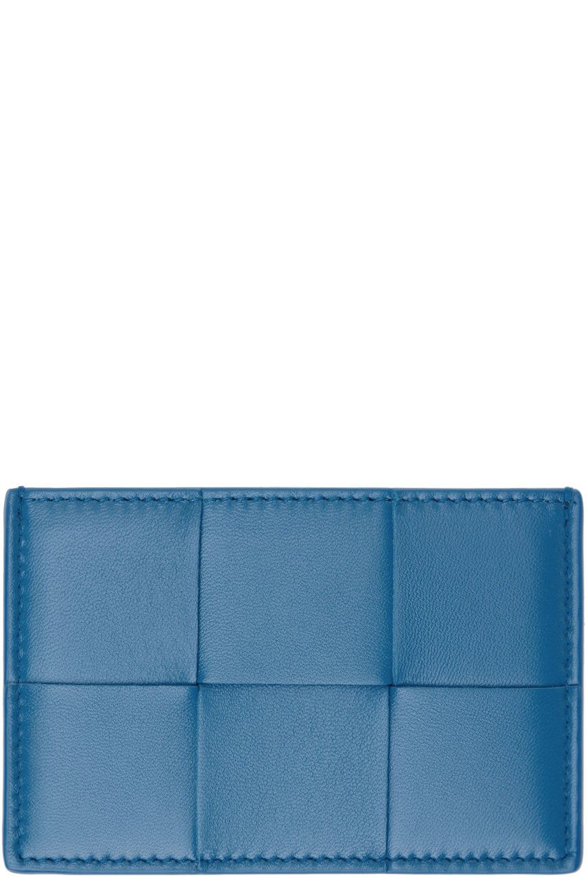 Bottega Veneta - Porte-carte Cassette bleu