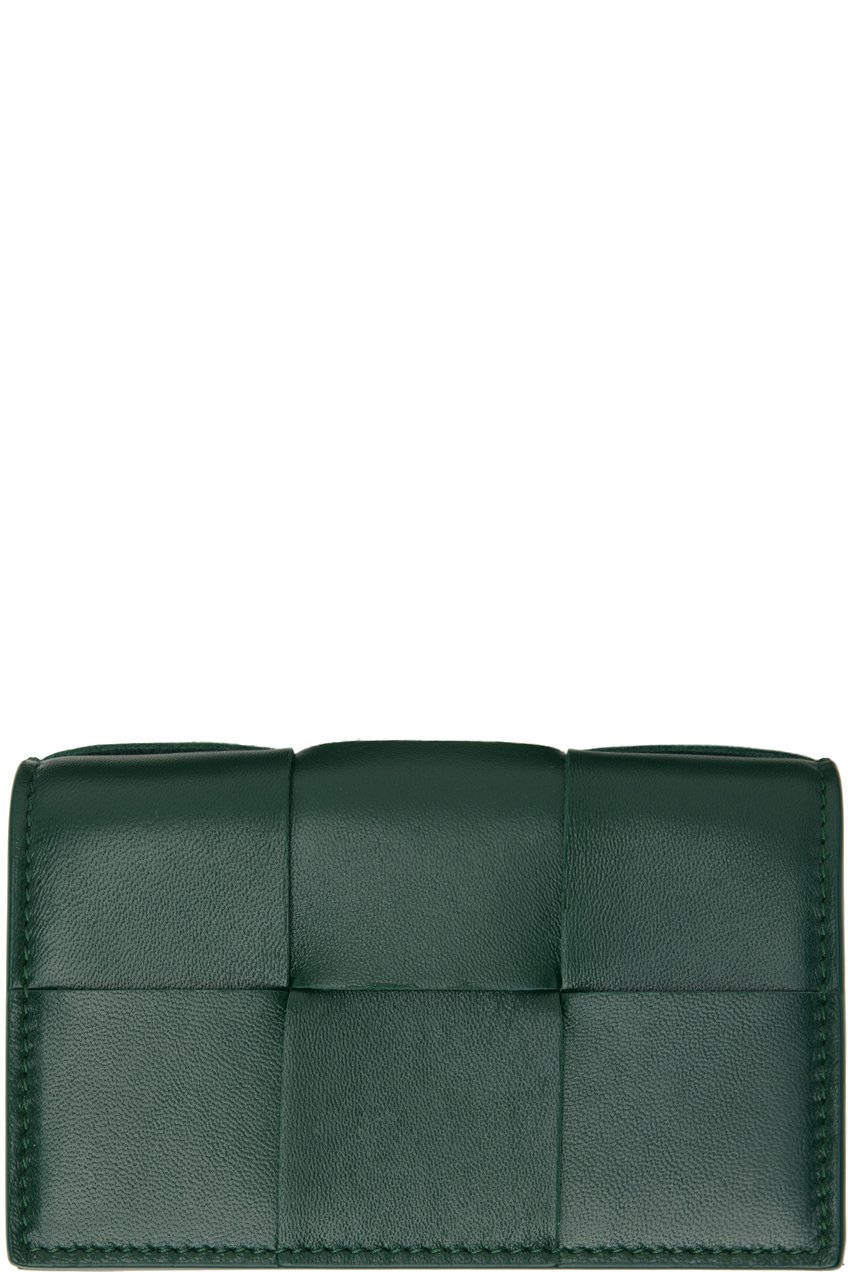Bottega Veneta - Porte-carte Cassette vert