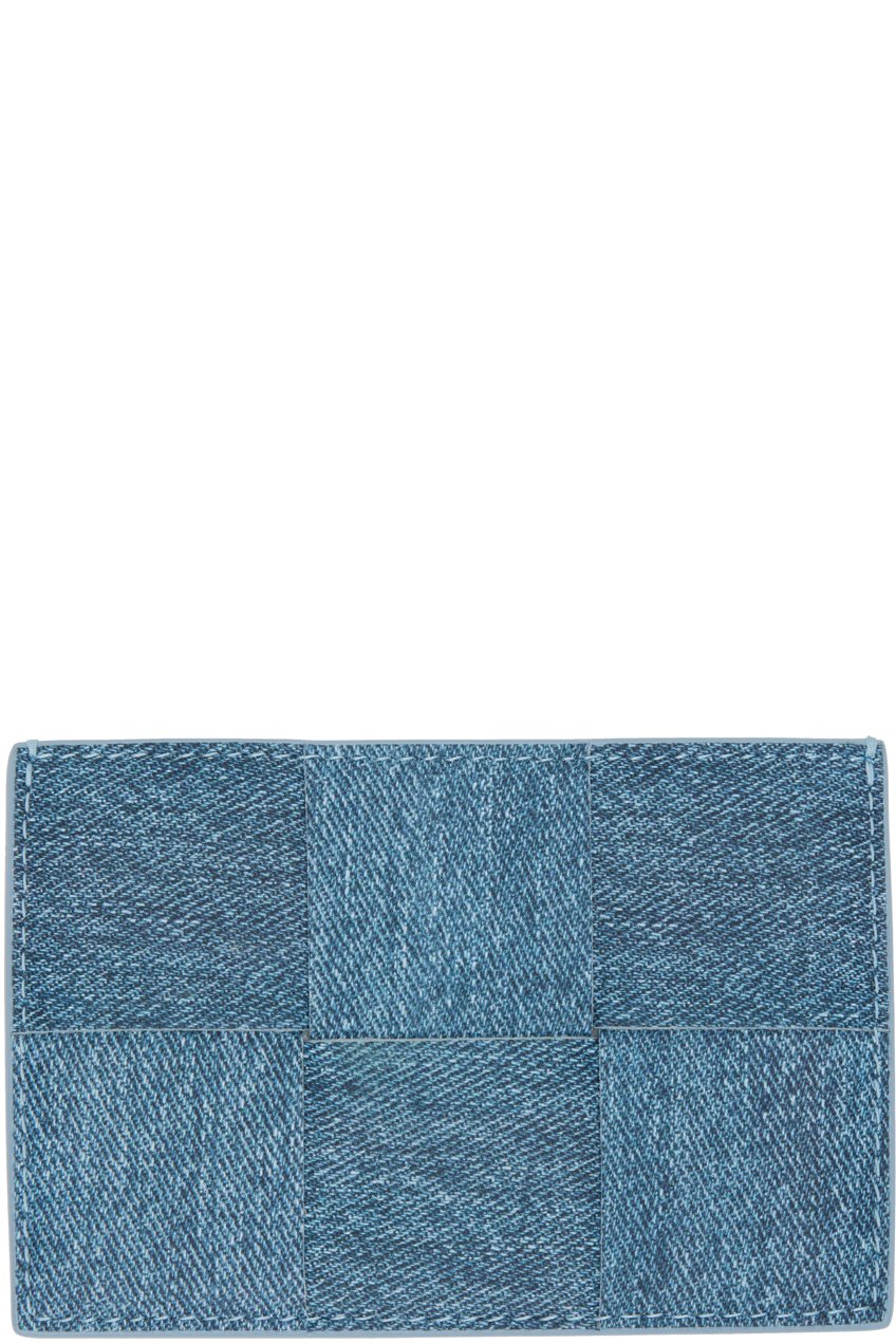 Bottega Veneta - Porte-carte Cassette bleu