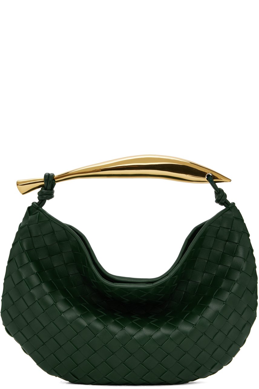 Bottega Veneta - Sac vert à poignée Sardine