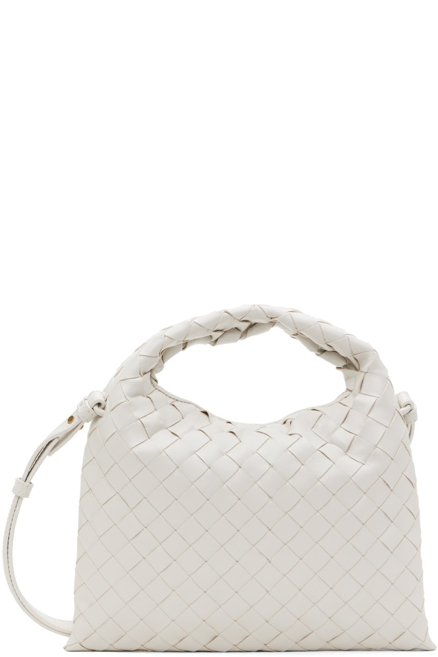 Bottega Veneta - Mini sac Hop blanc