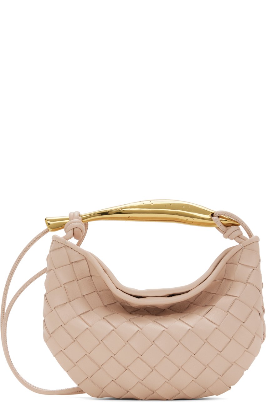 Bottega Veneta - Mini sac rose à poignée Sardine