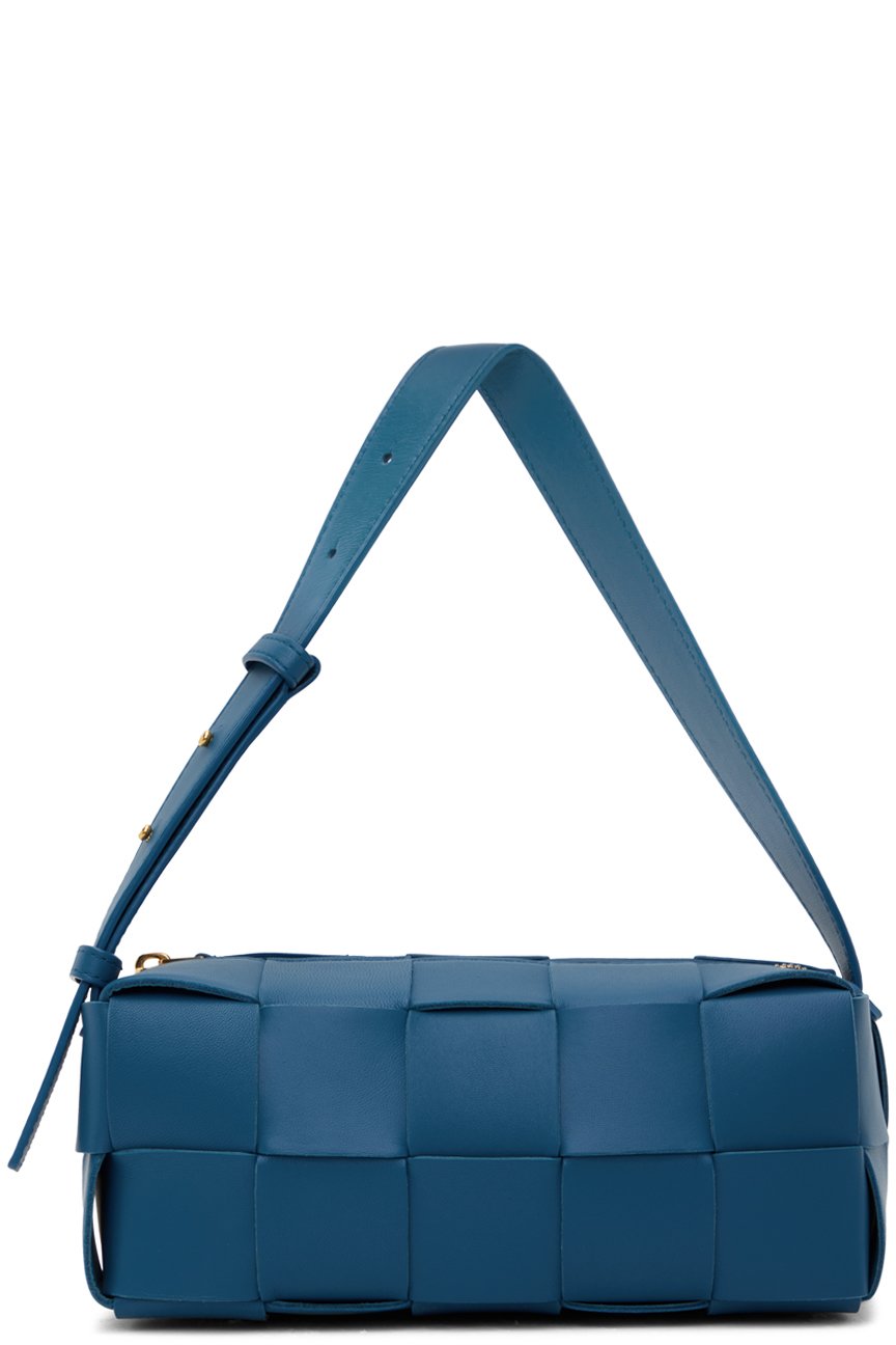 Bottega Veneta - Petit sac Brick Cassette bleu