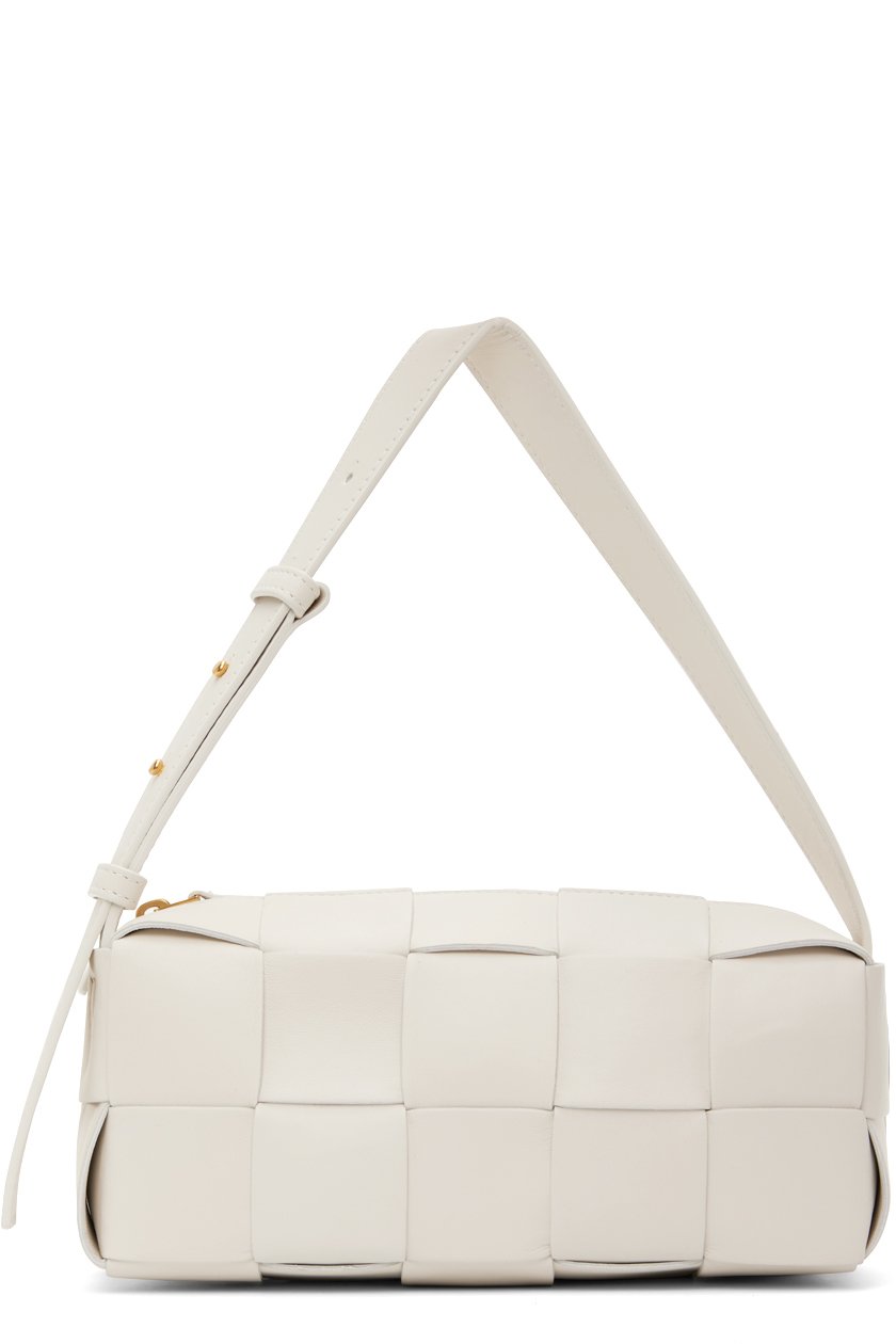Bottega Veneta - Petit sac Brick Cassette blanc