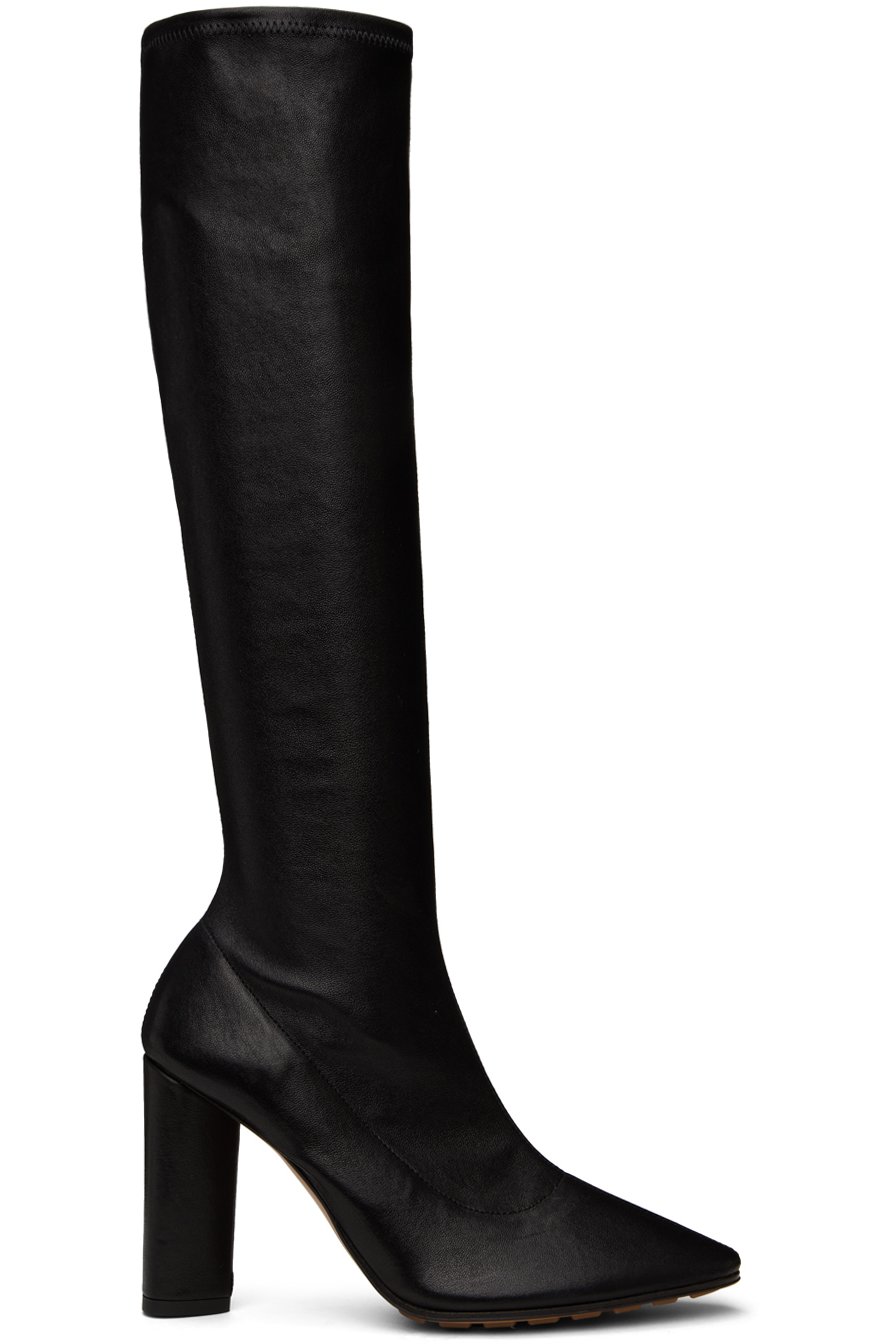Bottega Veneta - Bottes noires à bout pointu