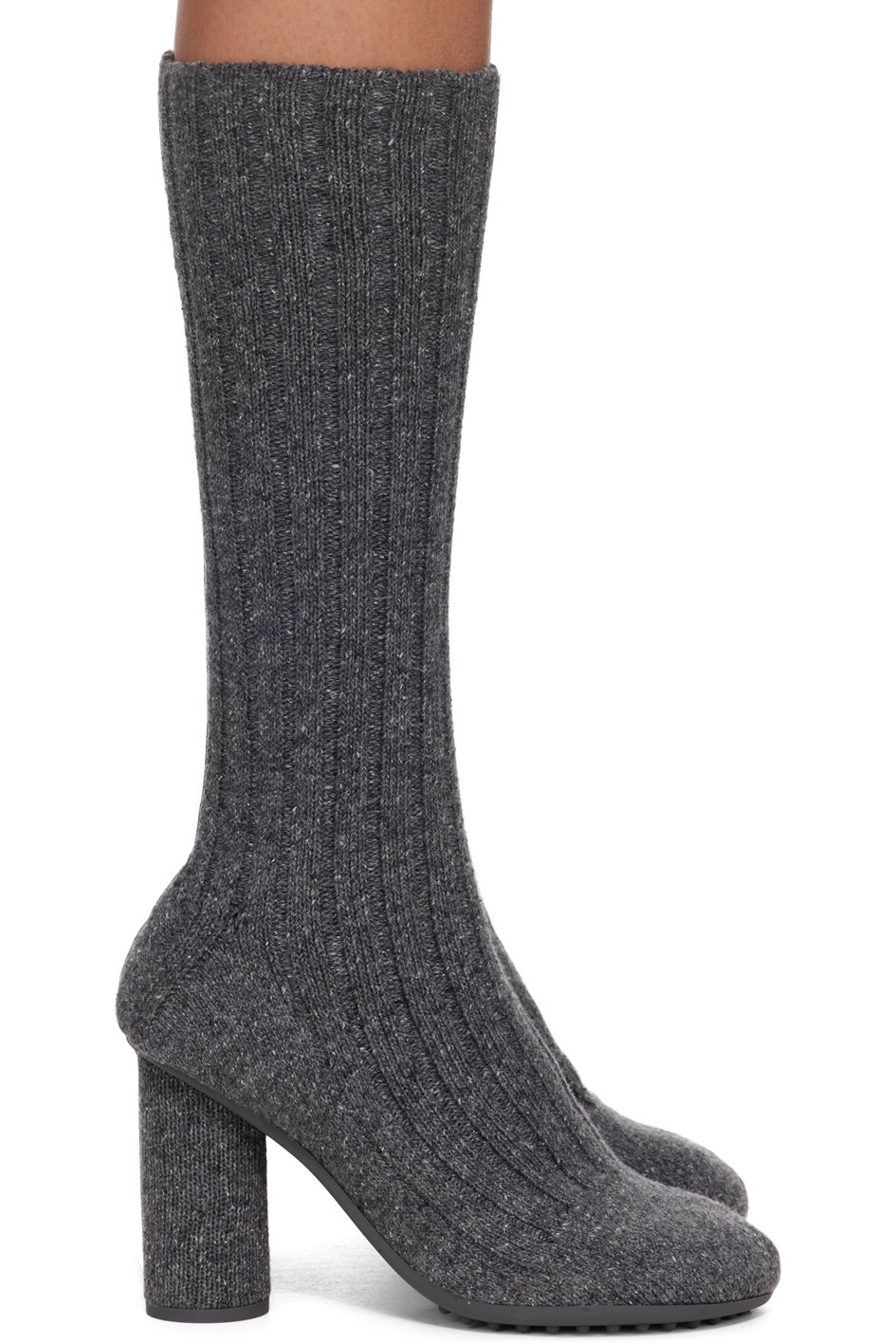 Bottega Veneta - Bottes à talon Atomic grises