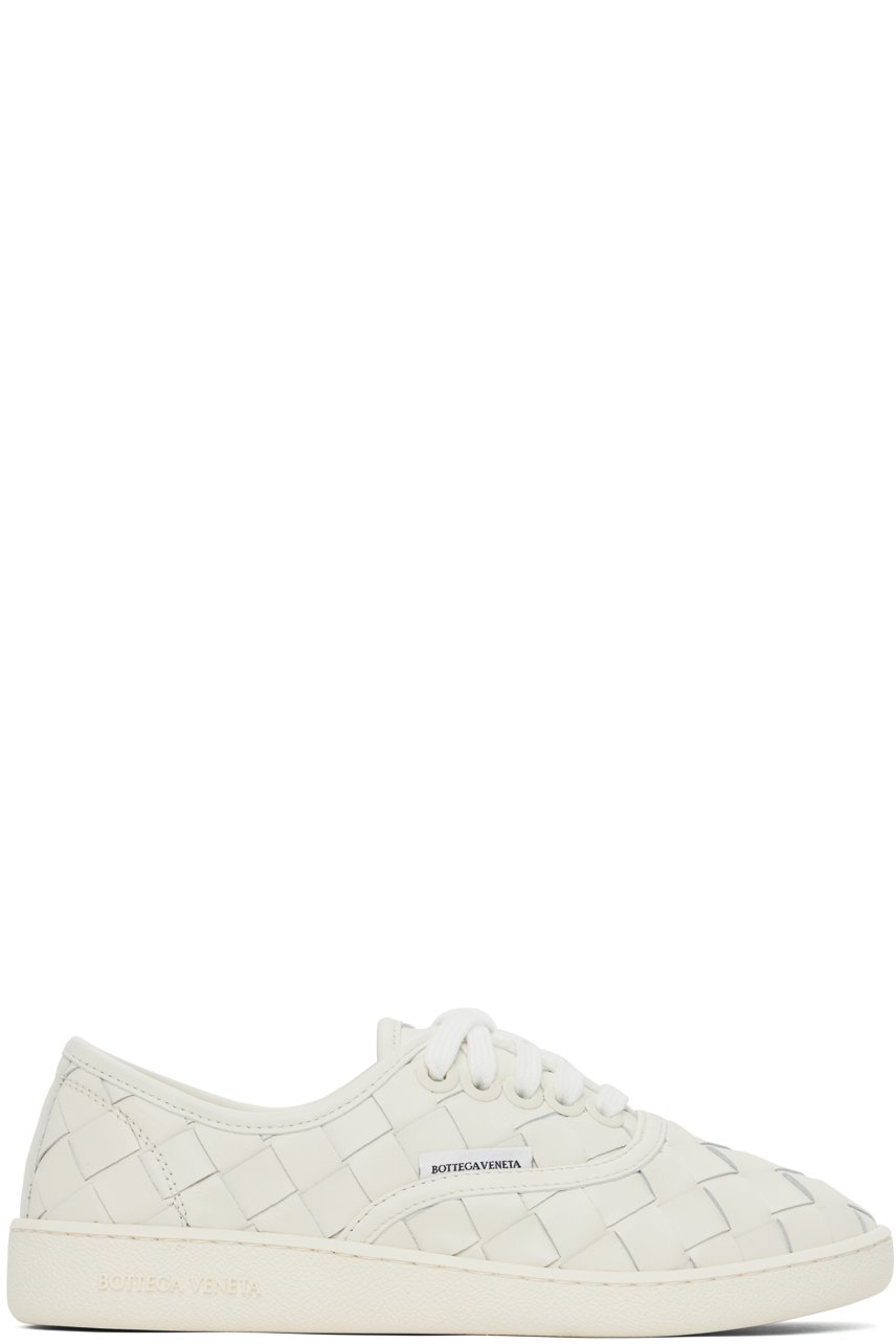 Bottega Veneta - Baskets Sawyer blanc cassé