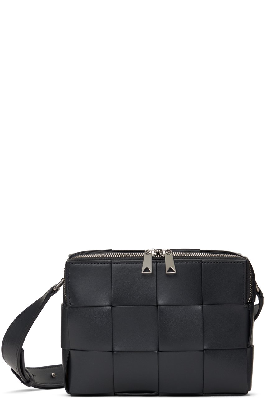 Bottega Veneta - 블랙 스몰 카세트 메신저백