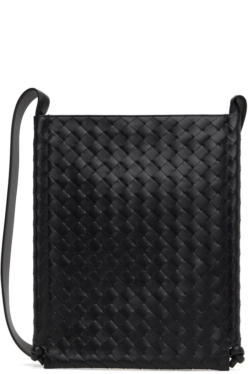 Bottega Veneta - Black Large Flat Loop Pouch