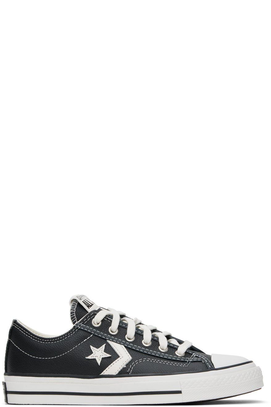 Converse - Black Star Player 76 Fall Leather Sneakers