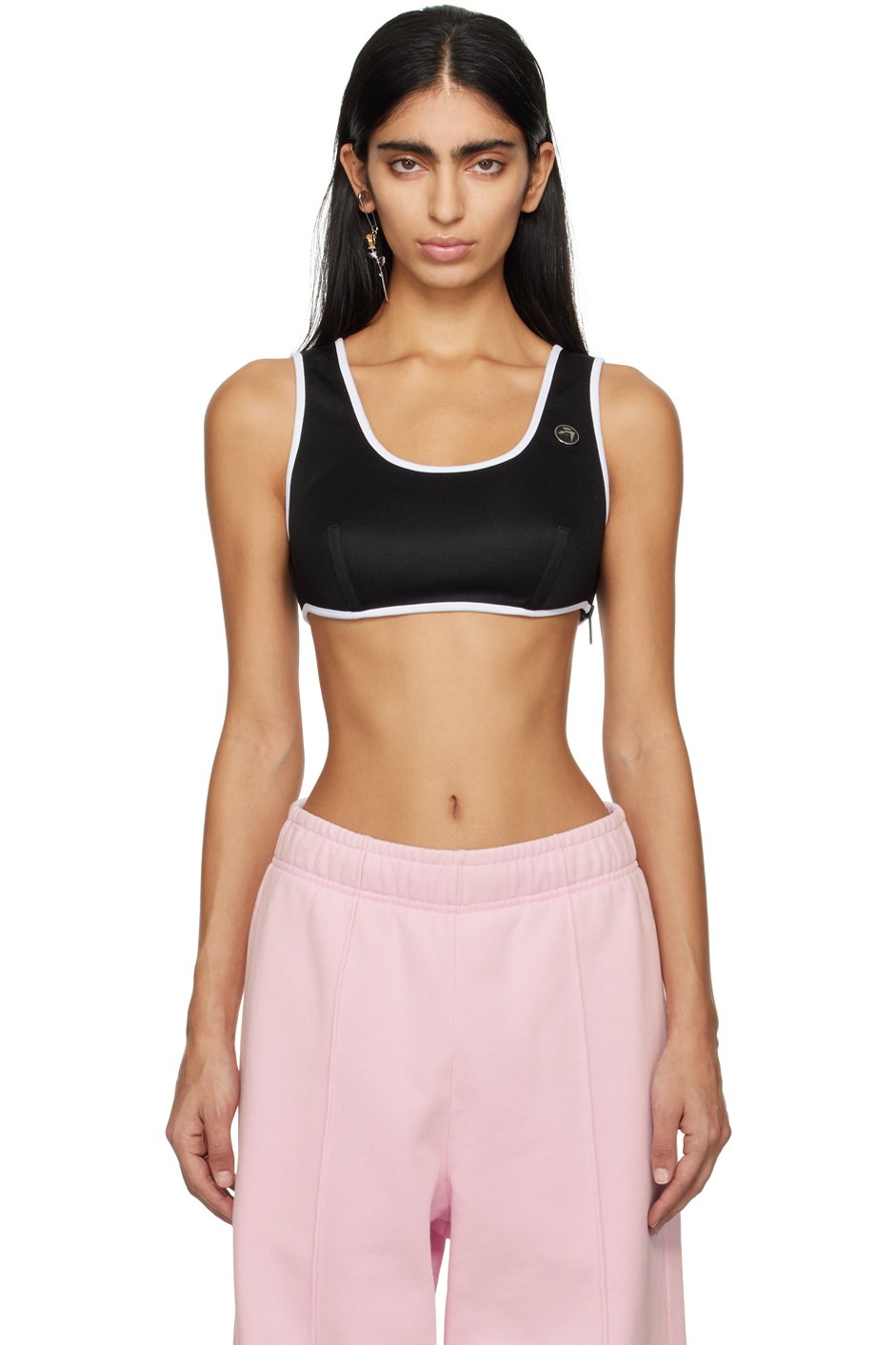 Ambush - Camisole noire à laçage